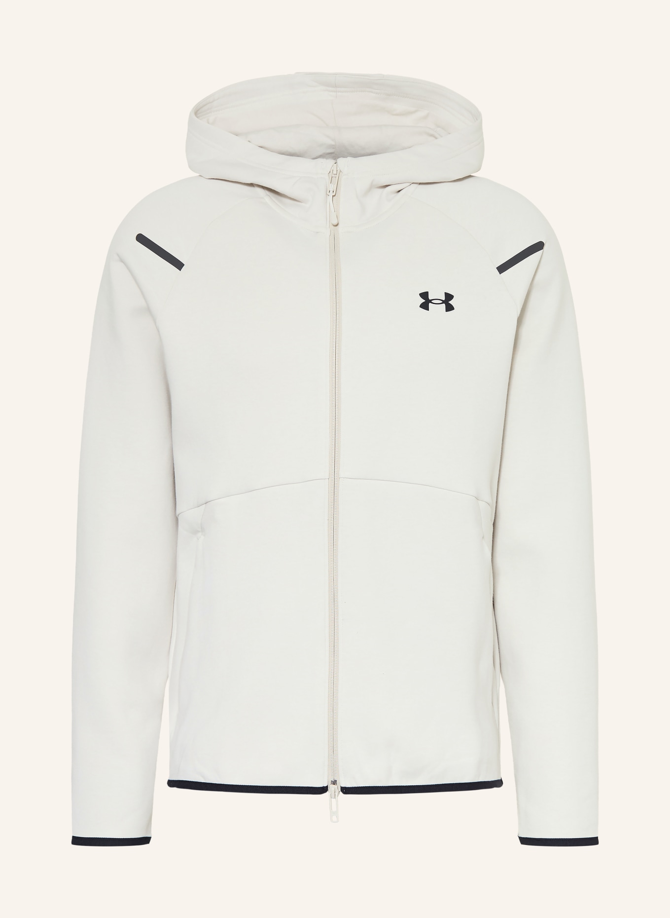 UNDER ARMOUR UA UNSTOPPABLE Sweat Jacket: CREAM