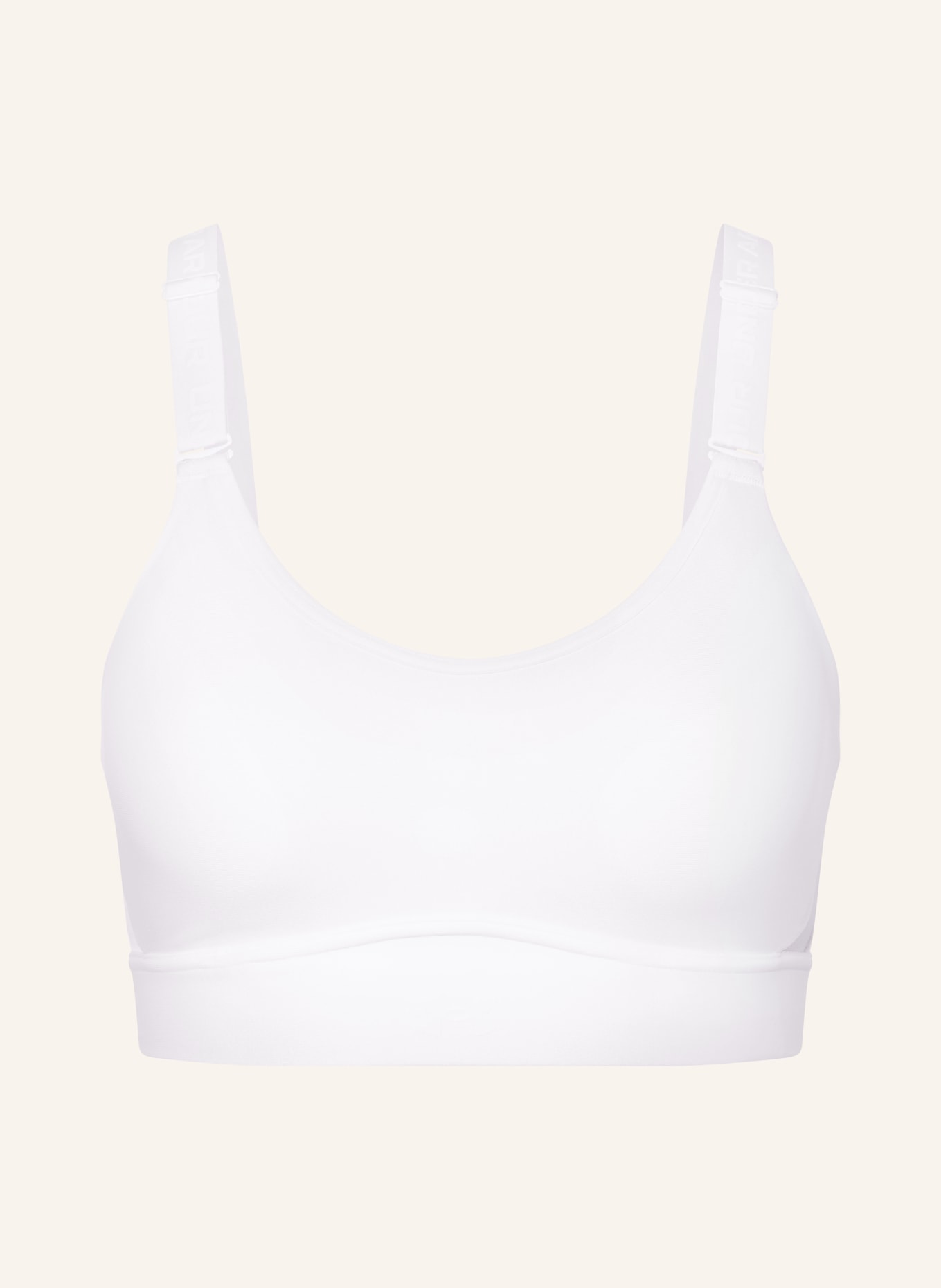 UNDER ARMOUR Sport-BH UA INFINITY 2.0 MID mit Mesh: WEISS