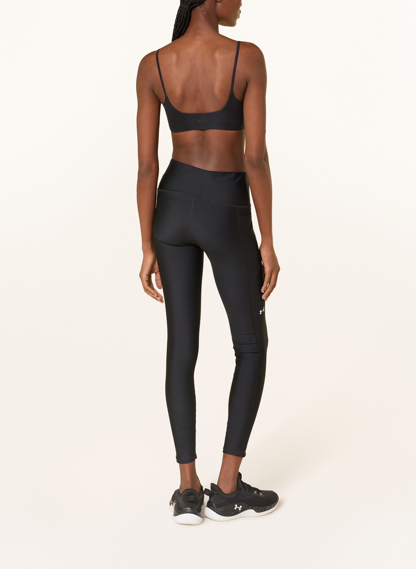 UNDER ARMOUR UA OPEN BACK Sports Bra: BLACK