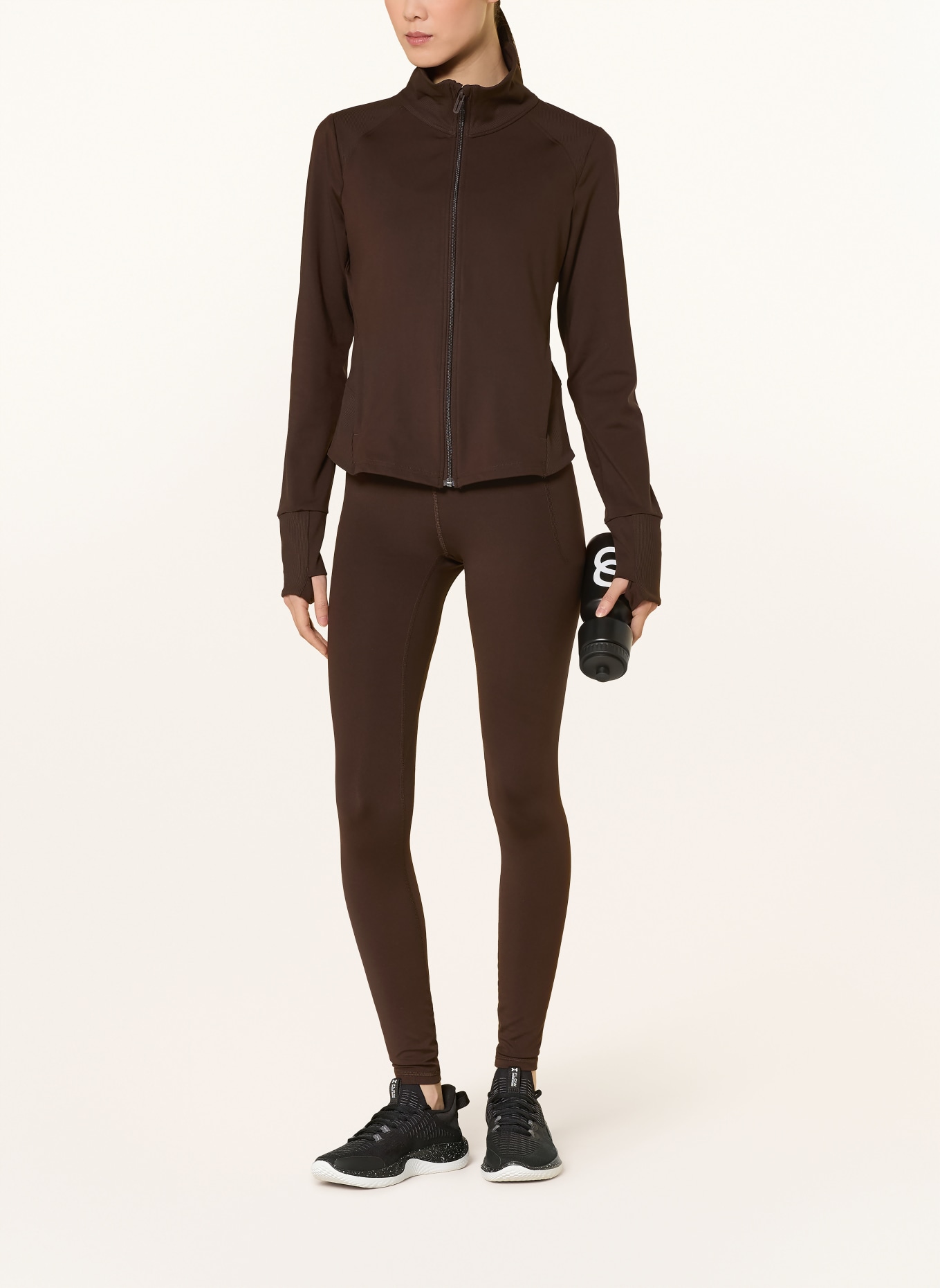 UNDER ARMOUR UA MERIDIAN Training Jacket: DARK BROWN