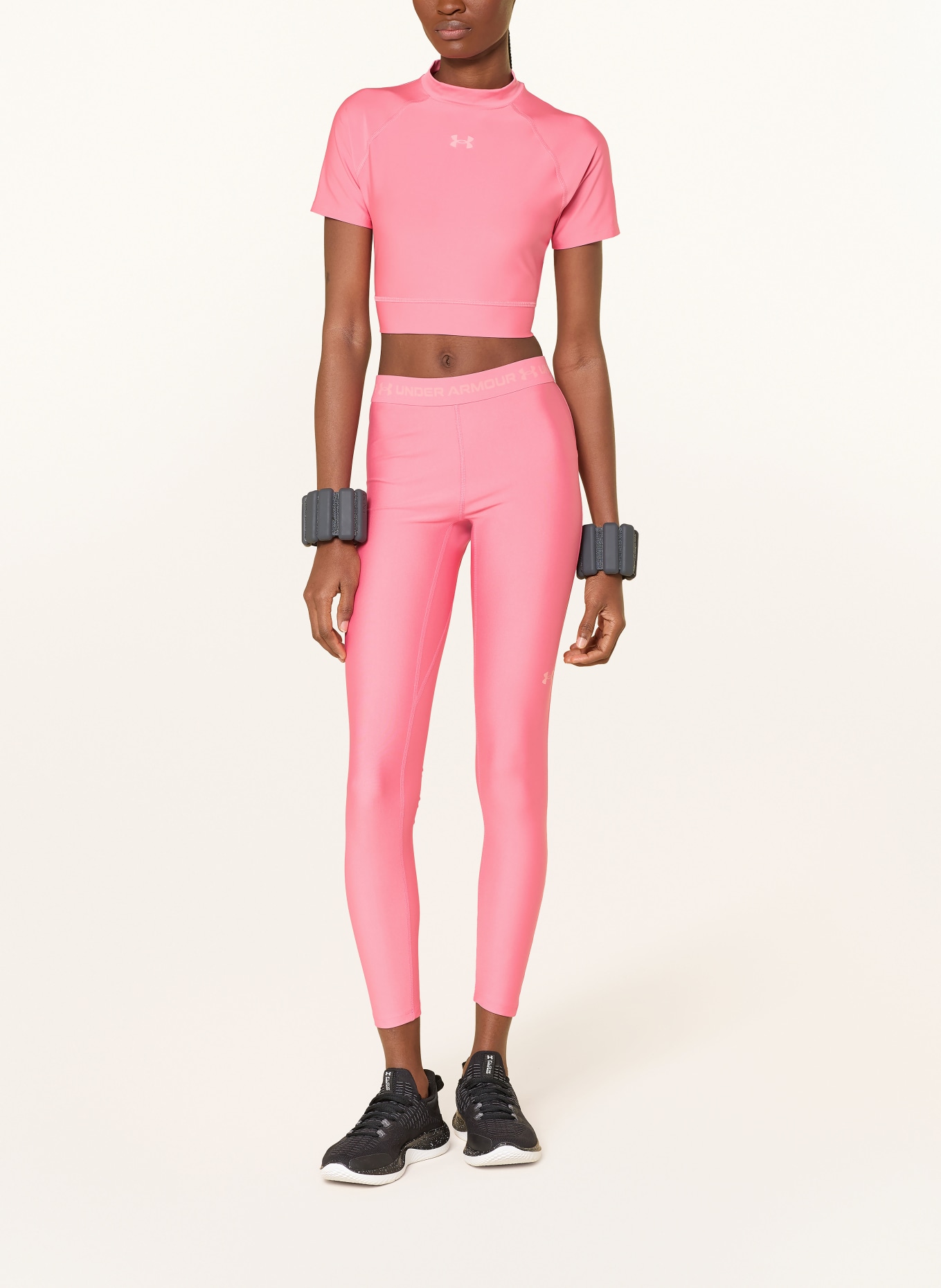 UNDER ARMOUR Legíny UA HEATGEAR®: SVĚTLE ČERVENÁ