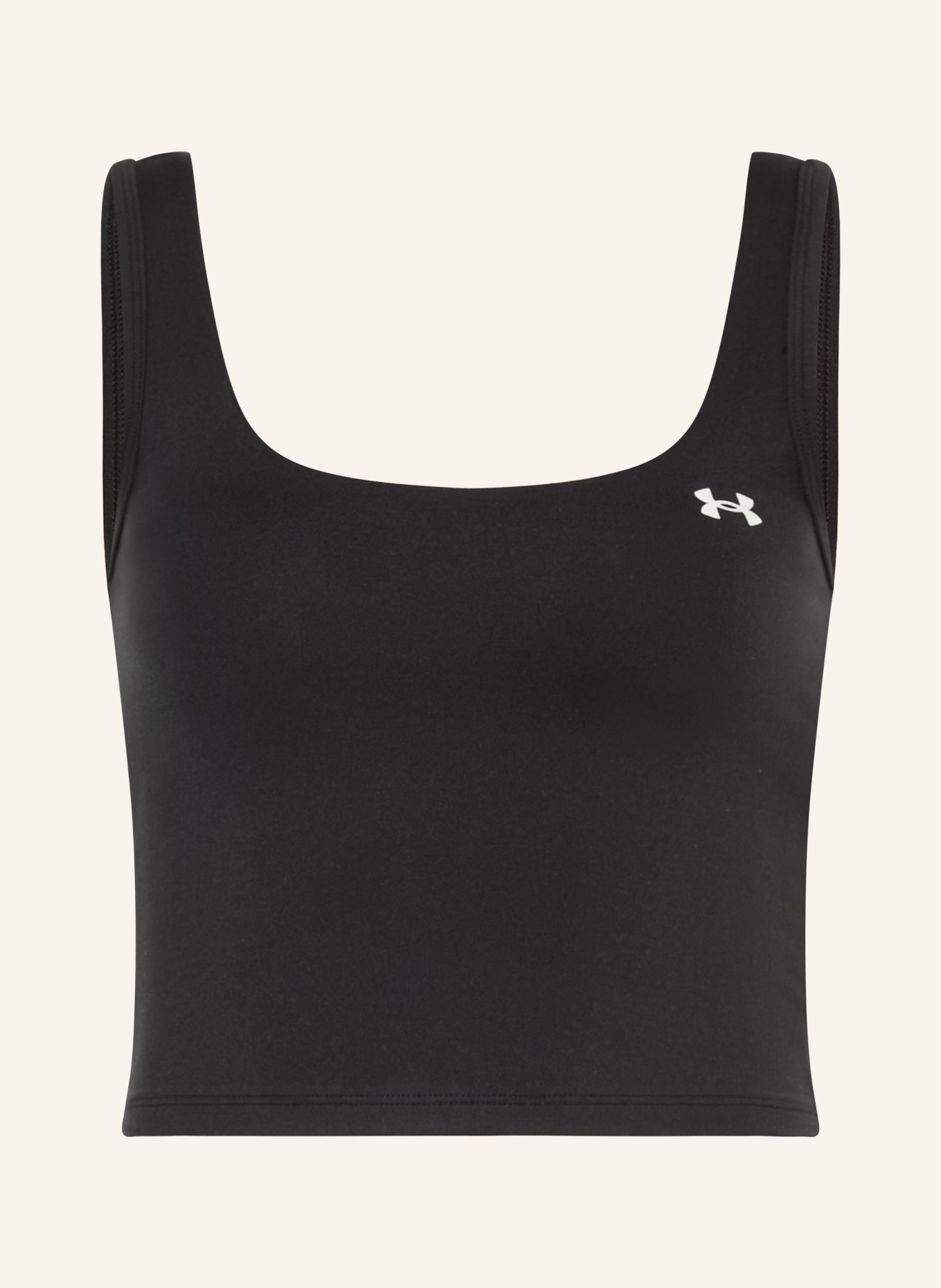 UNDER ARMOUR Cropped-Top UA MOTION: SCHWARZ