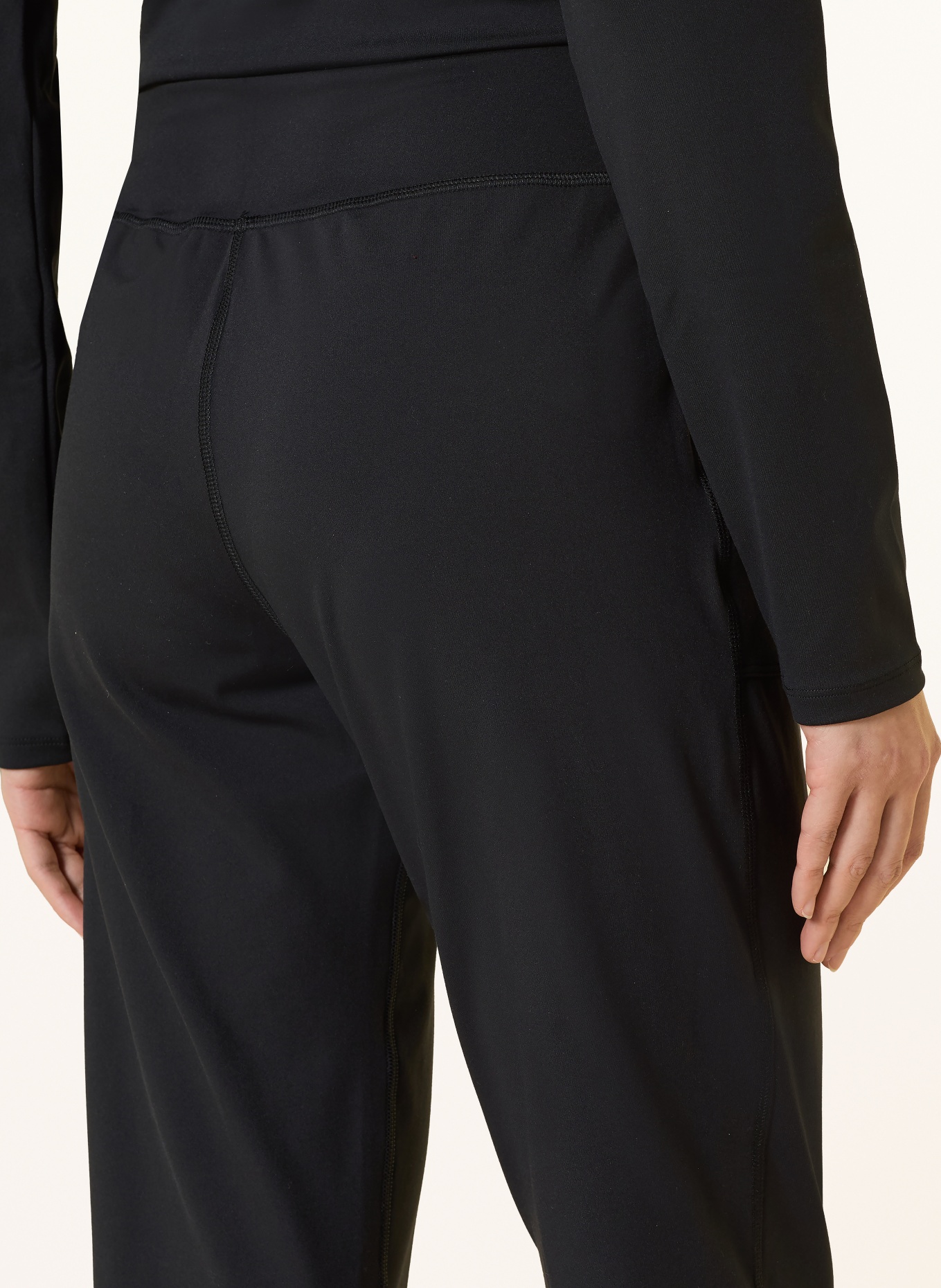 UNDER ARMOUR UA MOTION Tights: BLACK / WHITE