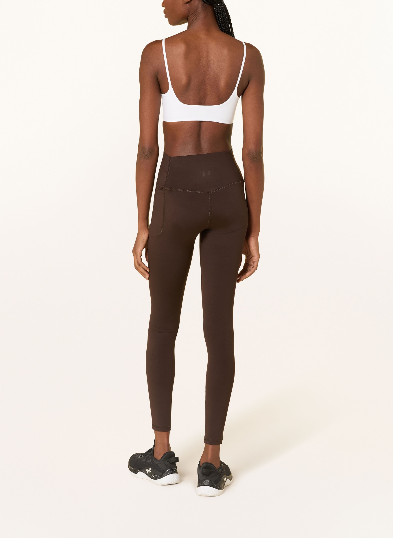 UNDER ARMOUR UA OPEN BACK Sports Bra: WHITE