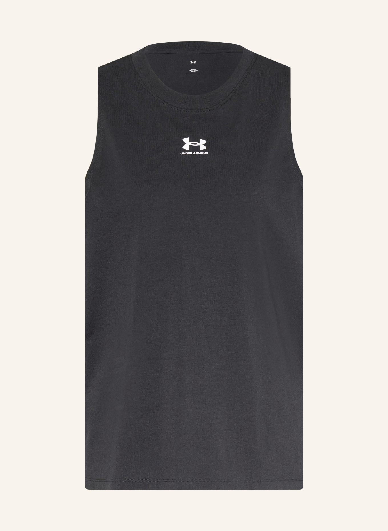 UNDER ARMOUR Tílko UA RIVAL: ČERNÁ