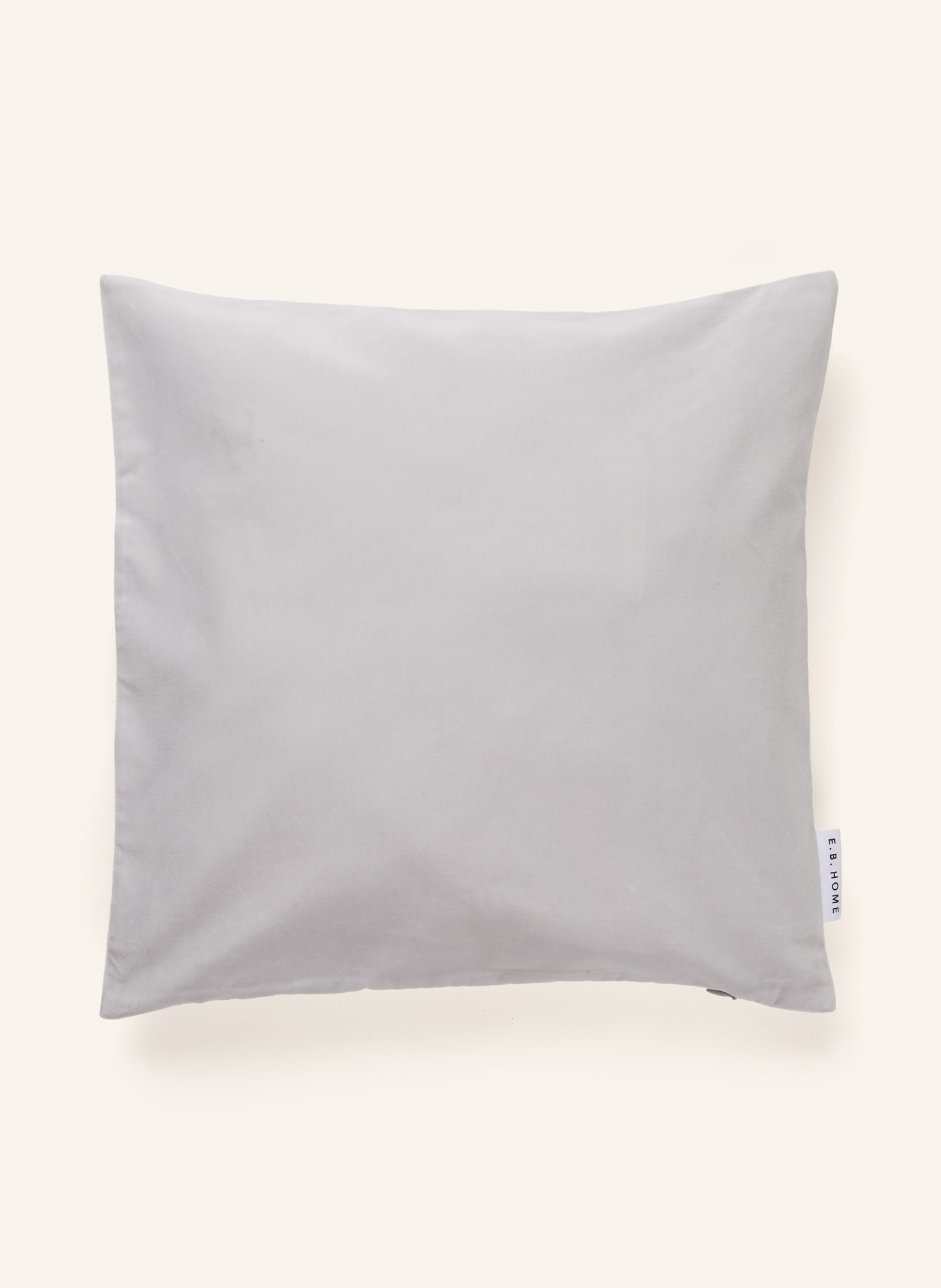 EB HOME Dekokissenhülle aus Samt: CREME / ORANGE / GELB