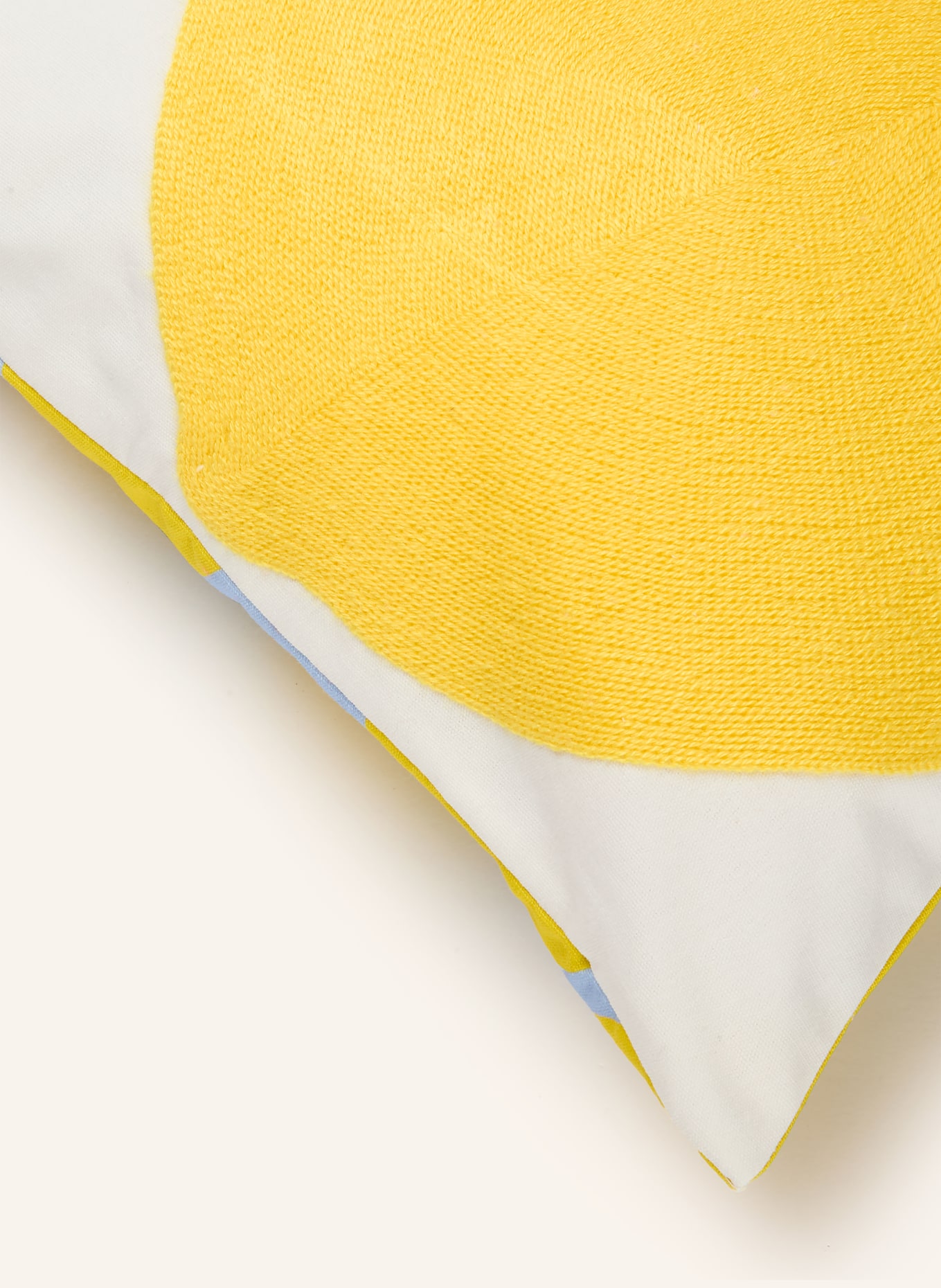 EB HOME Dekokissenhülle LEMON: DUNKELGELB / DUNKELGRÜN / HELLBLAU