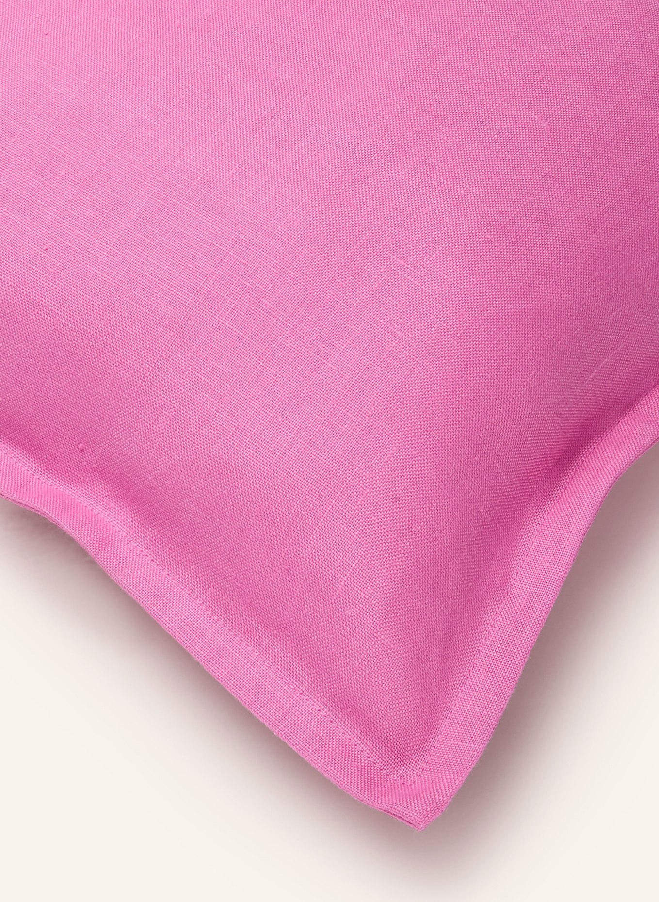 EB HOME Dekokissenhülle aus Leinen: PINK