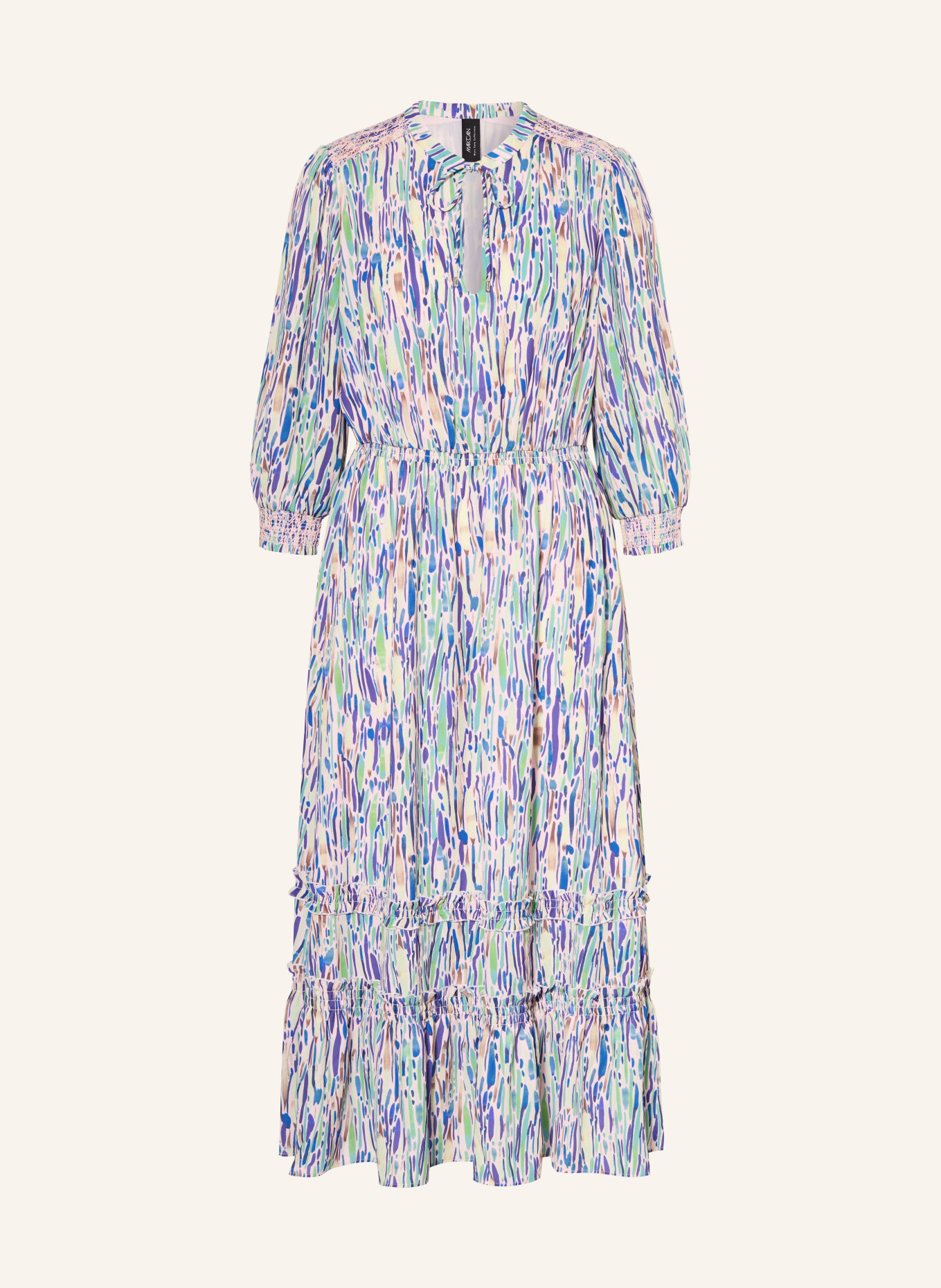 MARC CAIN Jurk met 3/4-mouwen: 255 pink tulle