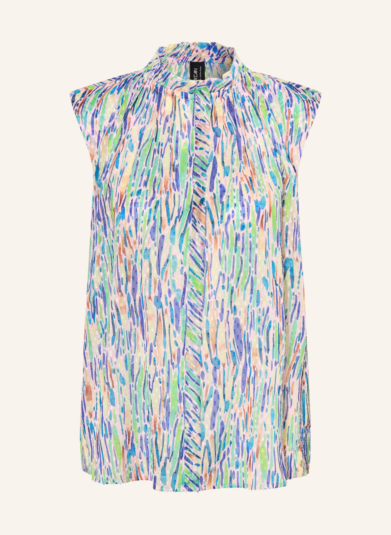 MARC CAIN blouse: 255 pink tulle