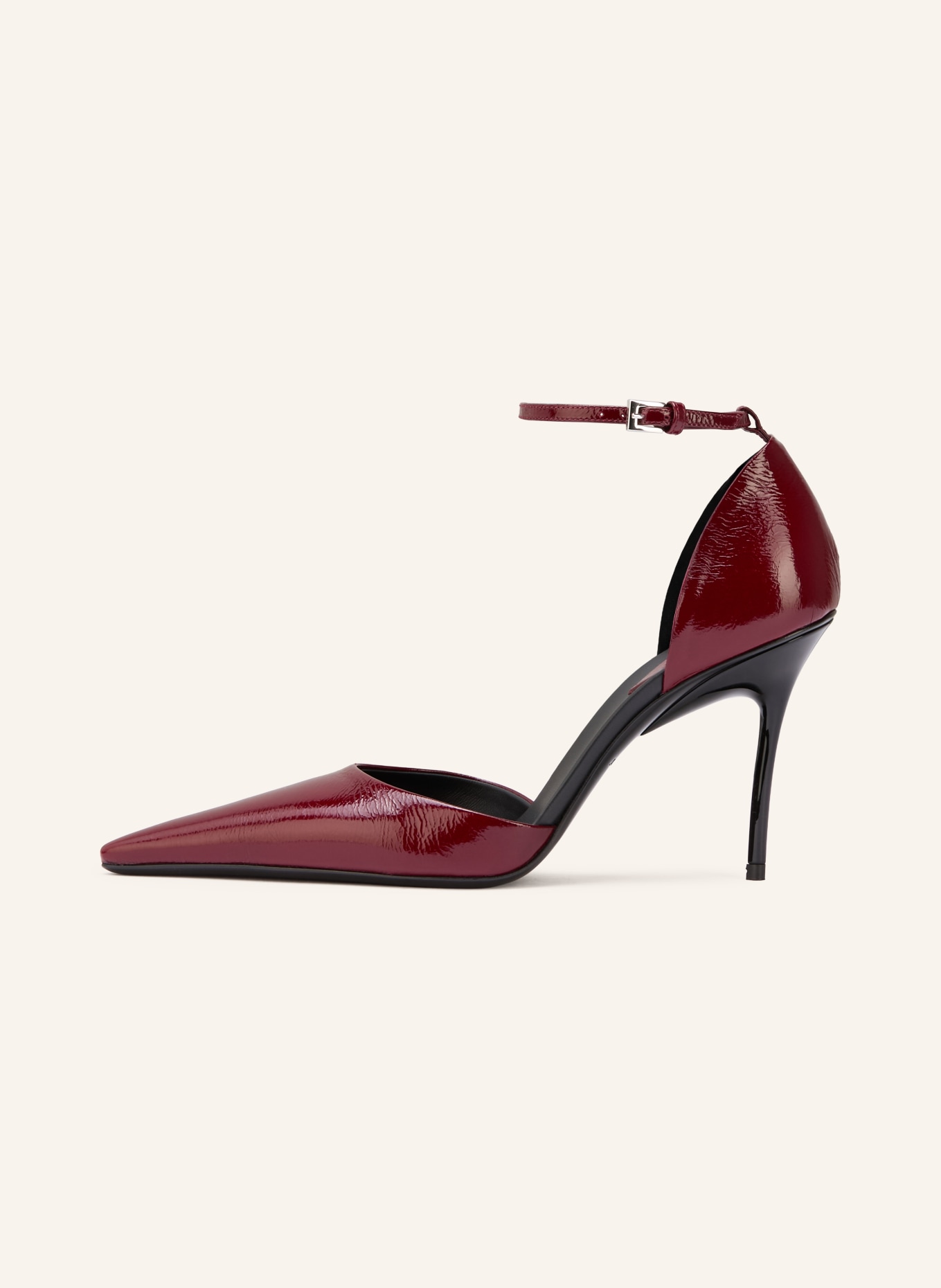 ALAÏA Lack-Pumps D'ORSAY: DUNKELROT