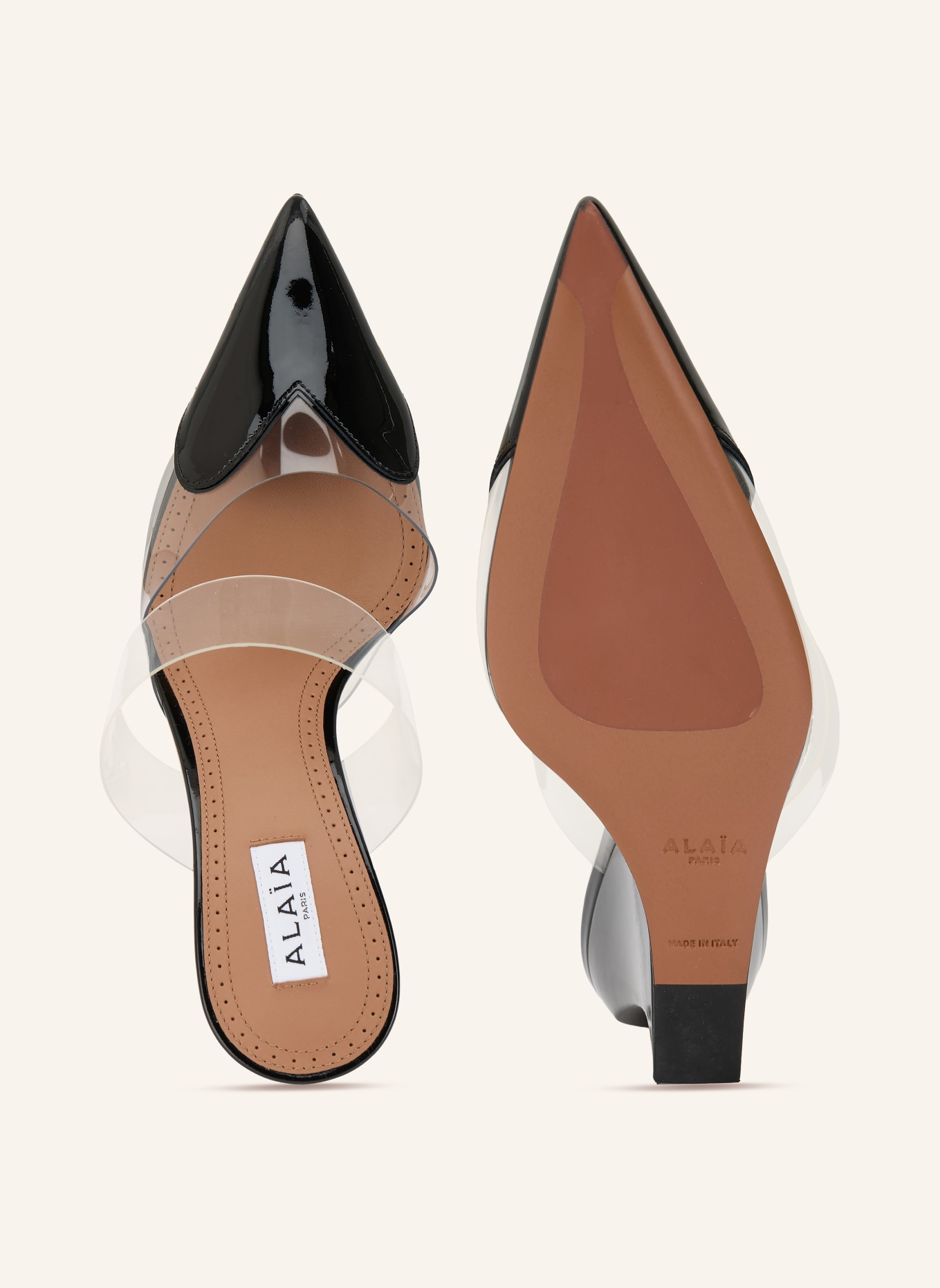 ALAÏA Wedges LE CŒUR: SCHWARZ