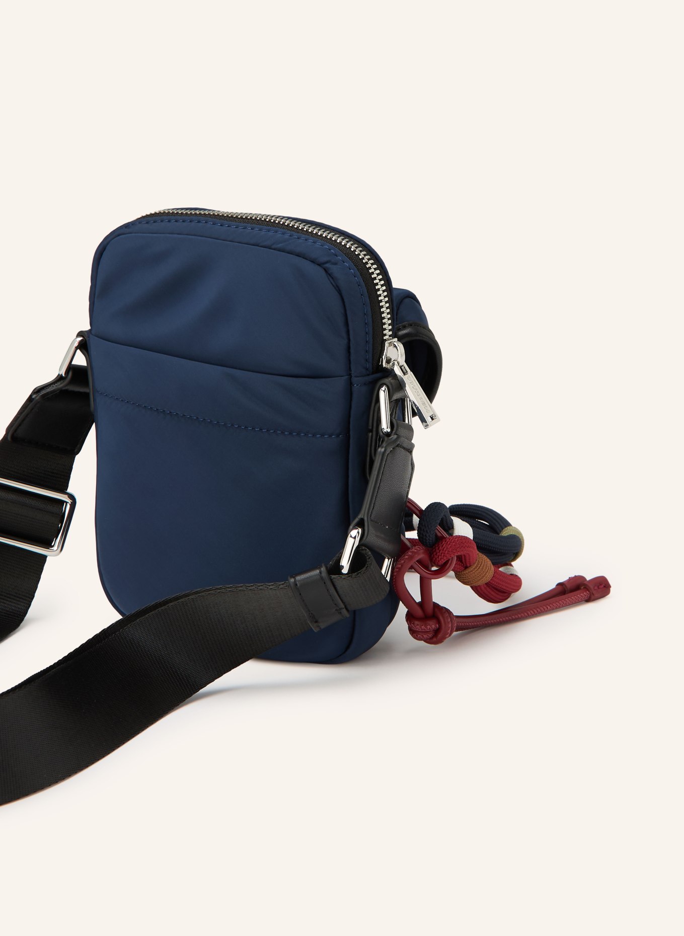 DSQUARED2 taška přes rameno: TMAVĚ MODRÁ / TMAVĚ ČERVENÁ / BÍLÁ