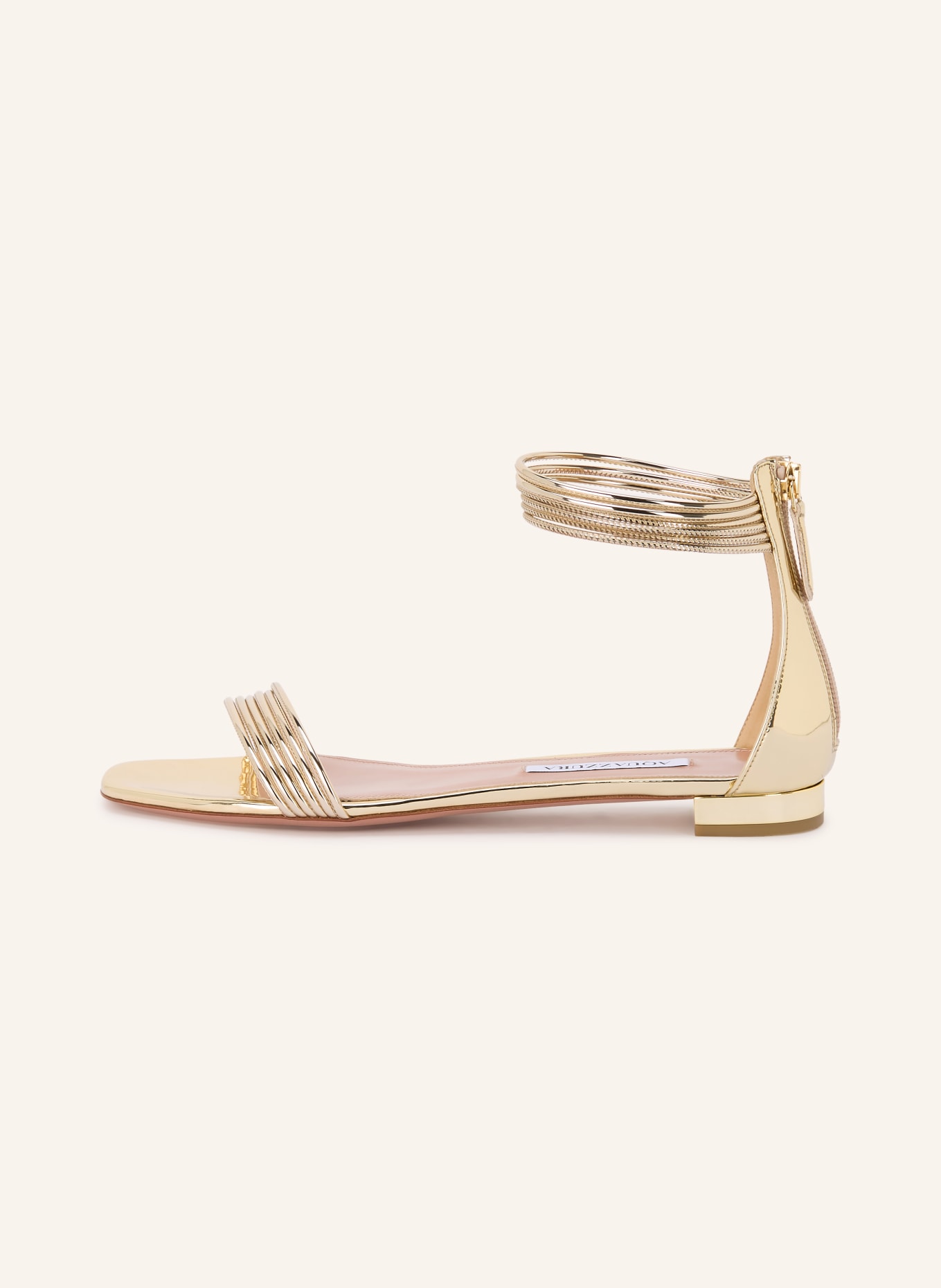 AQUAZZURA Lacksandalen SWAY: GOLD