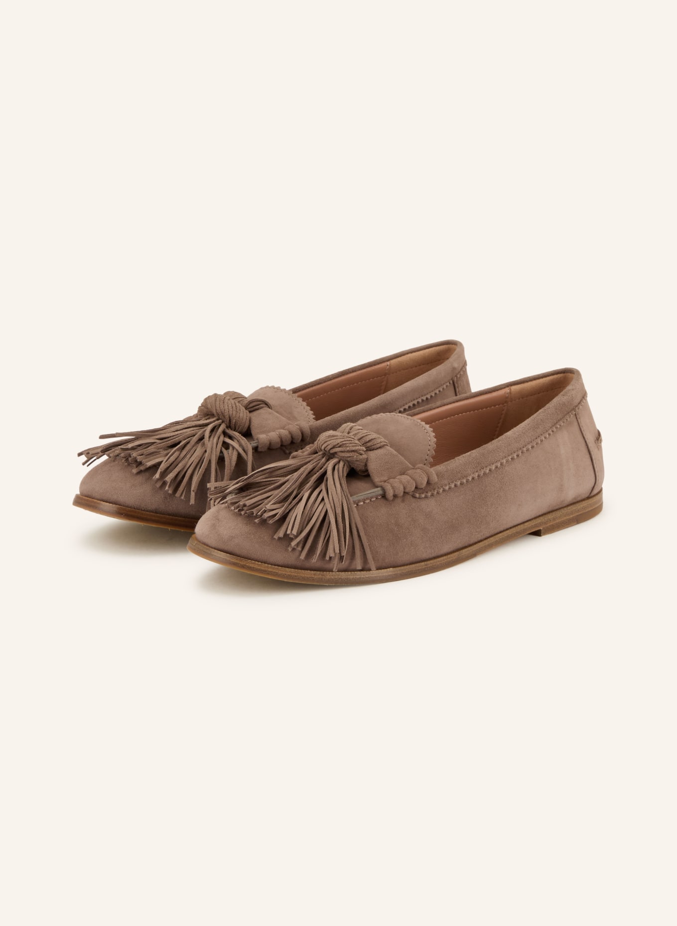 AQUAZZURA Loafer FREDDIE: TAUPE