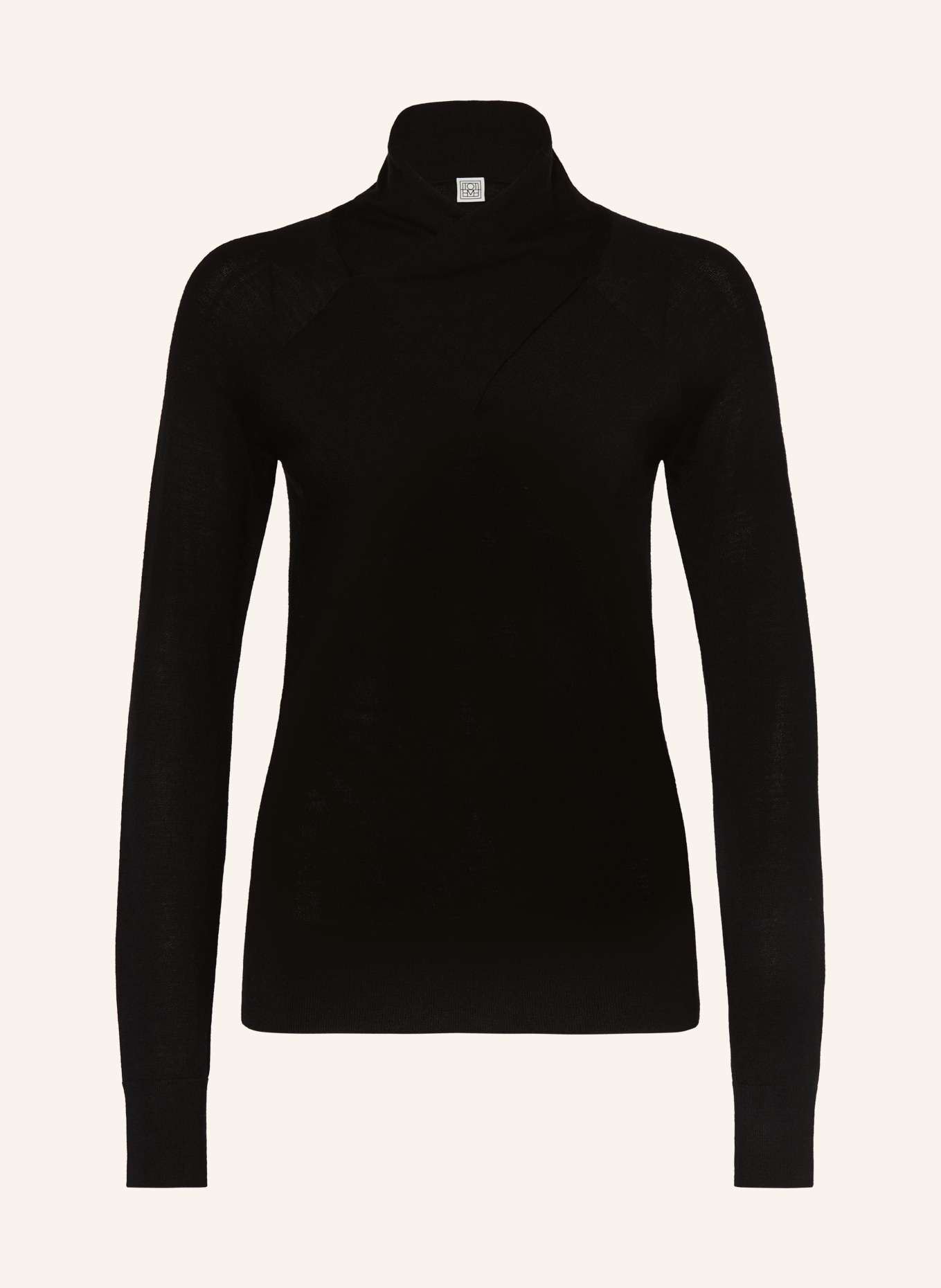 TOTEME Pullover aus Merinowolle: SCHWARZ