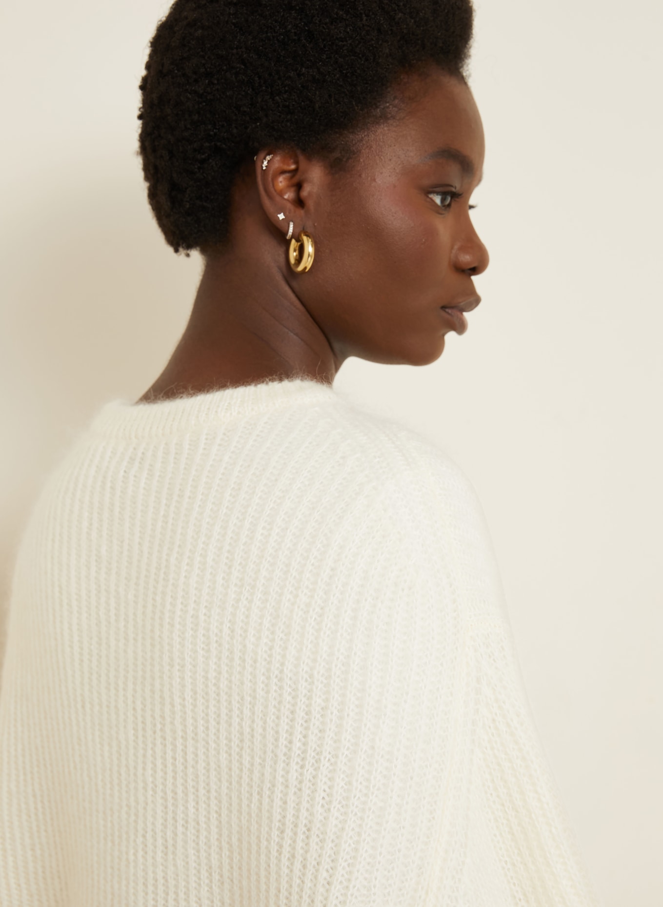 TOTEME Pullover mit Mohair: ECRU