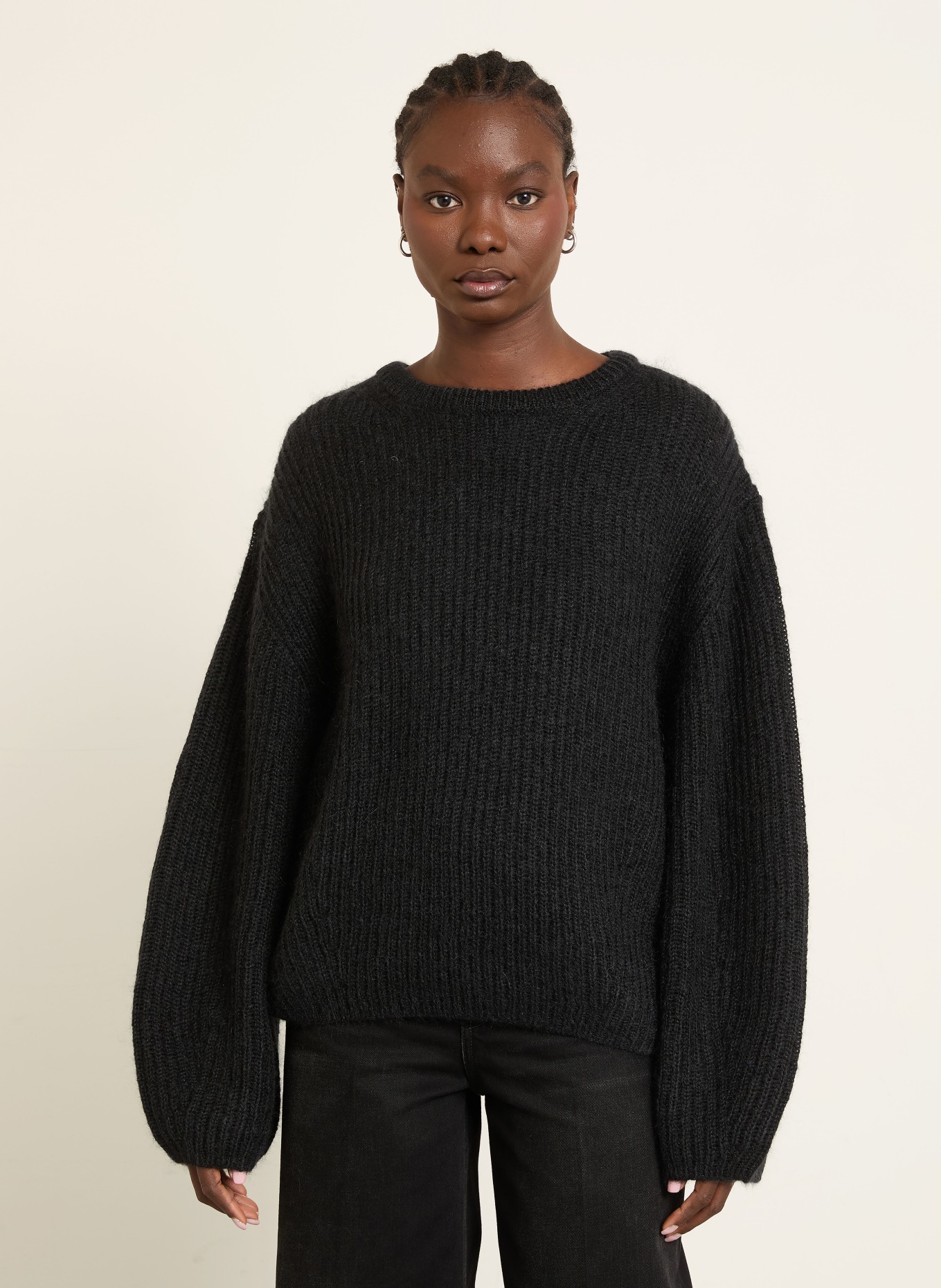 TOTEME Pullover mit Mohair: SCHWARZ