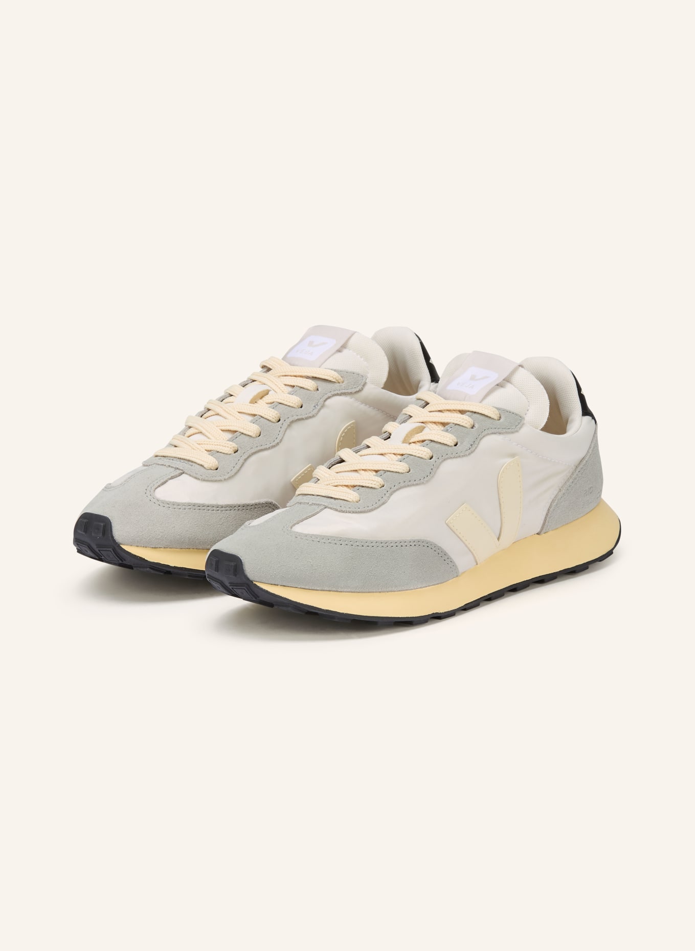 VEJA Sneaker RIO BRANCO II LITE: GRIJS / ECRU / LICHTGRIJS