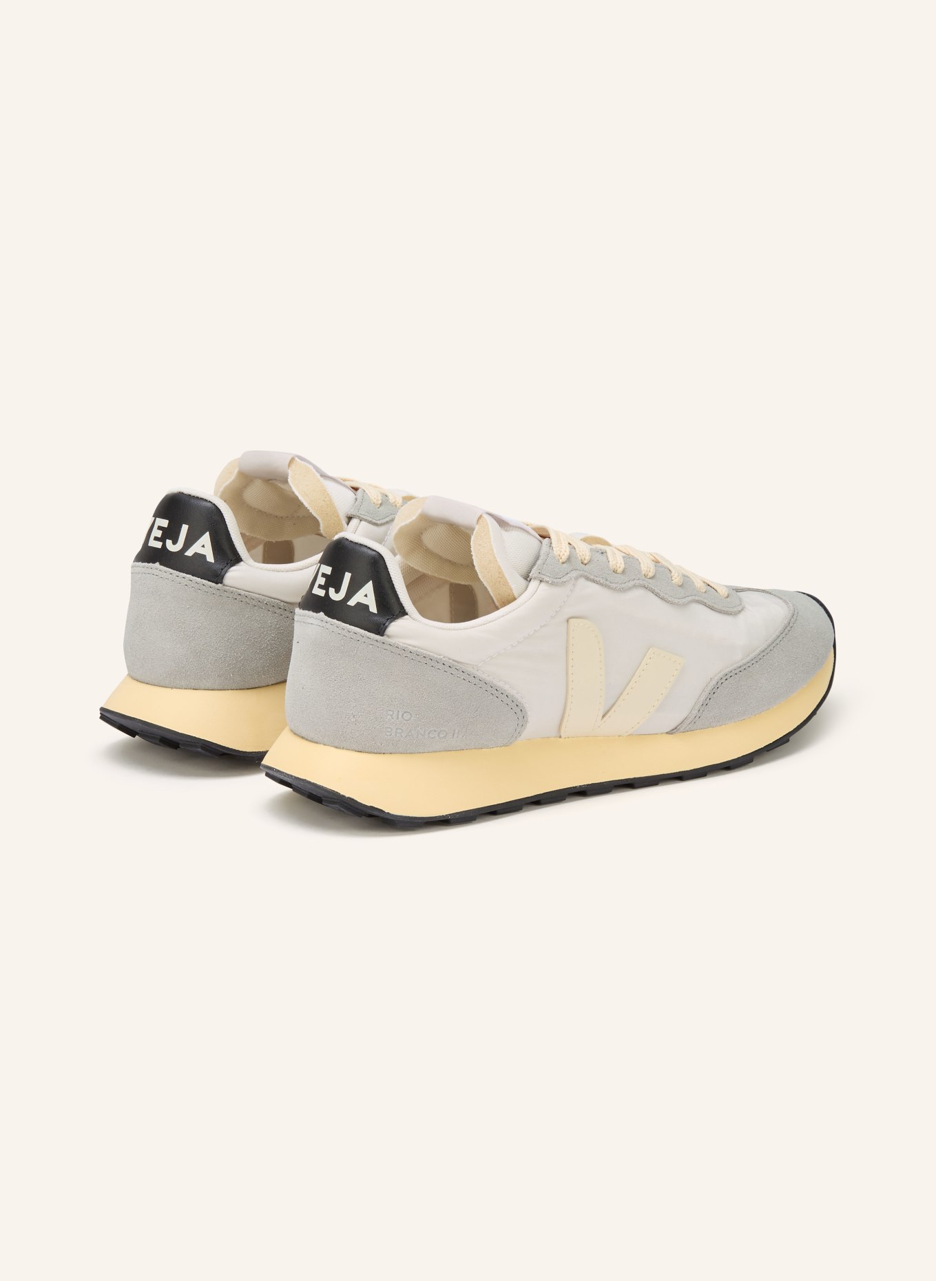VEJA Sneaker RIO BRANCO II LITE: GRIJS / ECRU / LICHTGRIJS