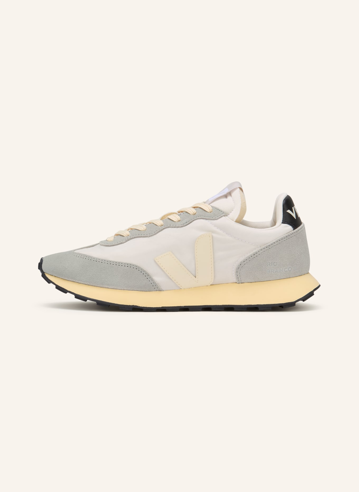 VEJA Sneaker RIO BRANCO II LITE: GRIJS / ECRU / LICHTGRIJS