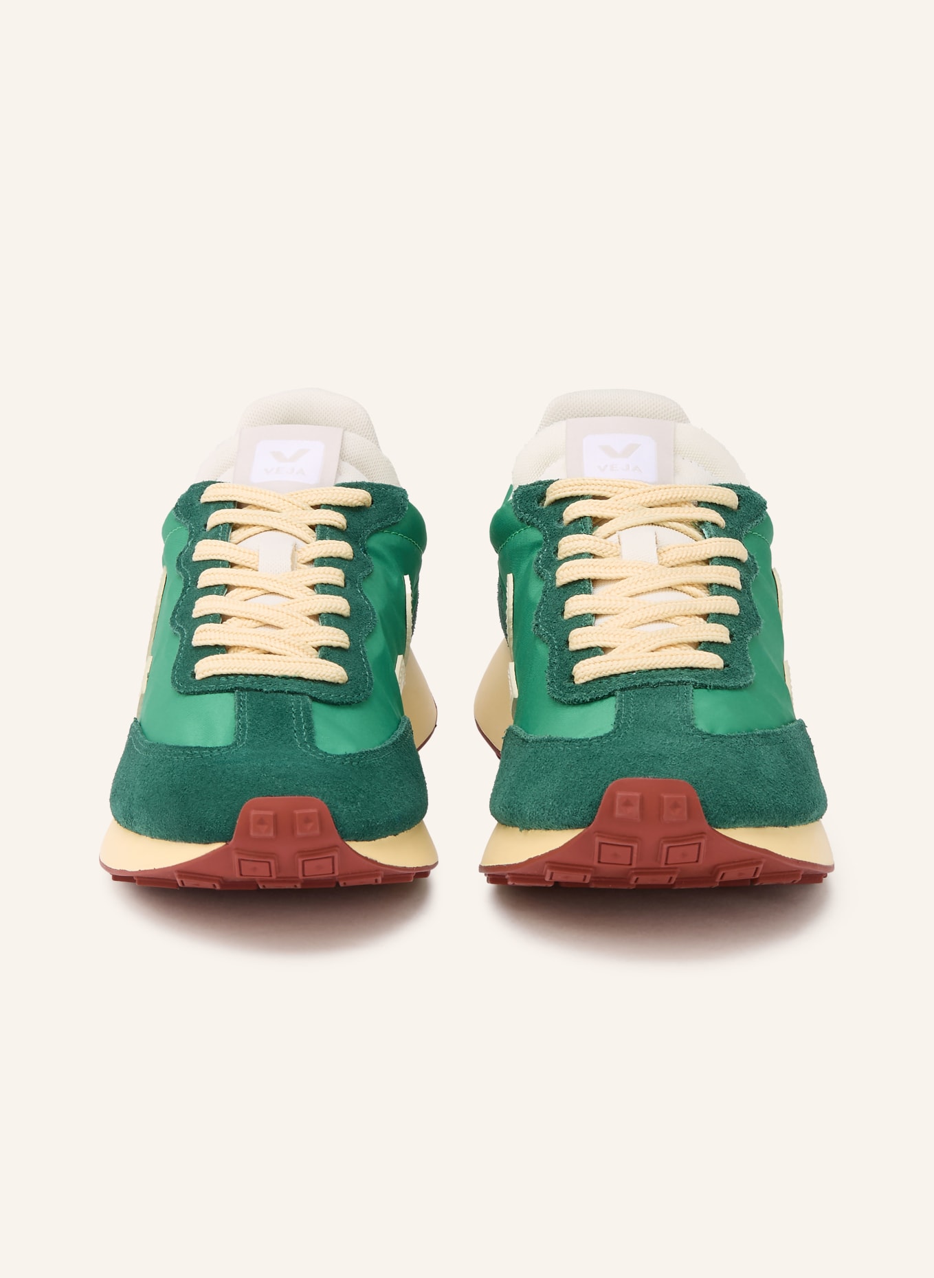 VEJA Tenisky RIO BRANCO II LITE: ZELENÁ / KRÉMOVÁ / TMAVĚ ZELENÁ