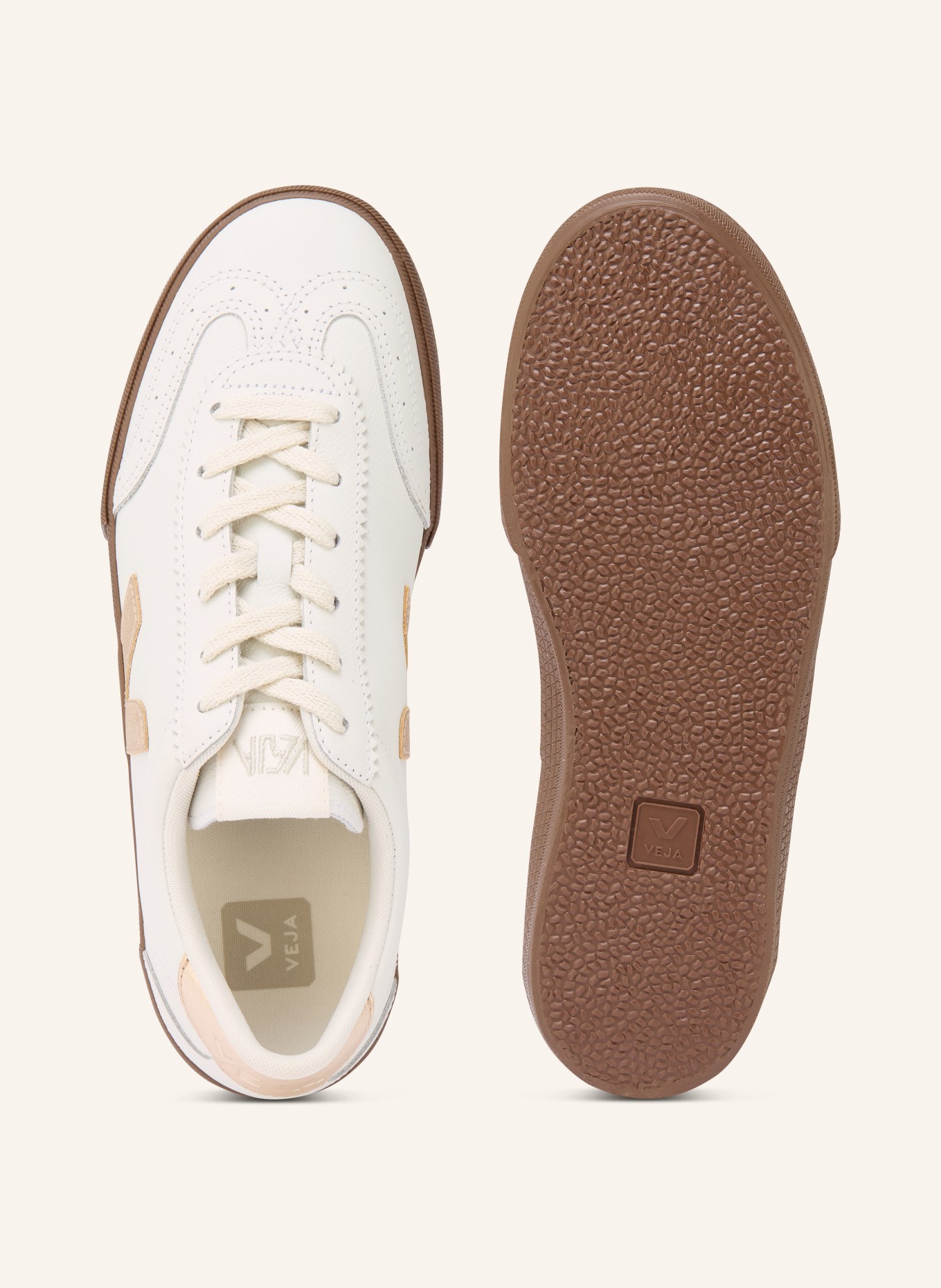 VEJA Sneaker VOLLEY: WHITE / ROSE GOLD