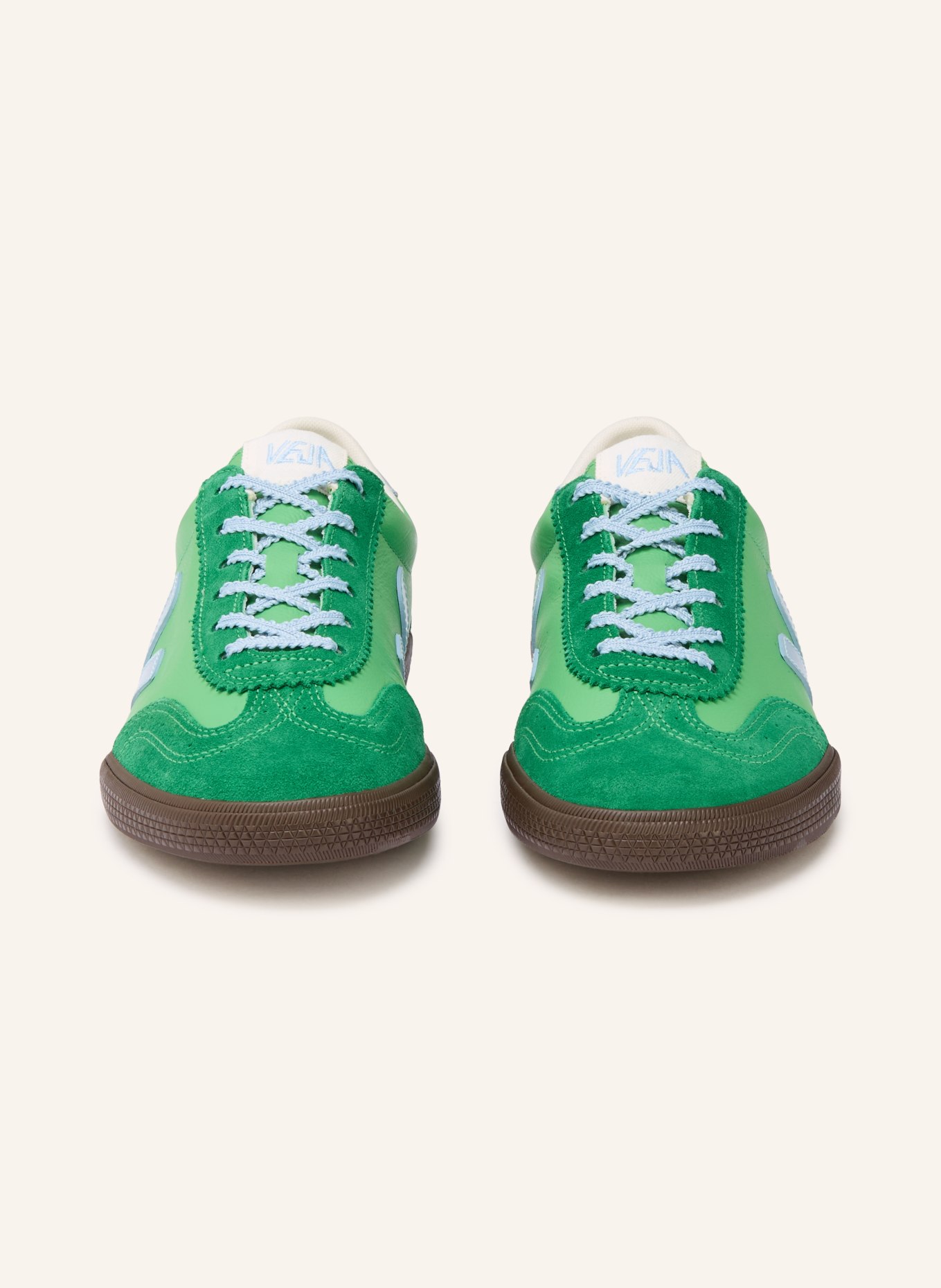 VEJA Teniska VOLLEY: ZELENÁ / ČERNOŠEDÁ