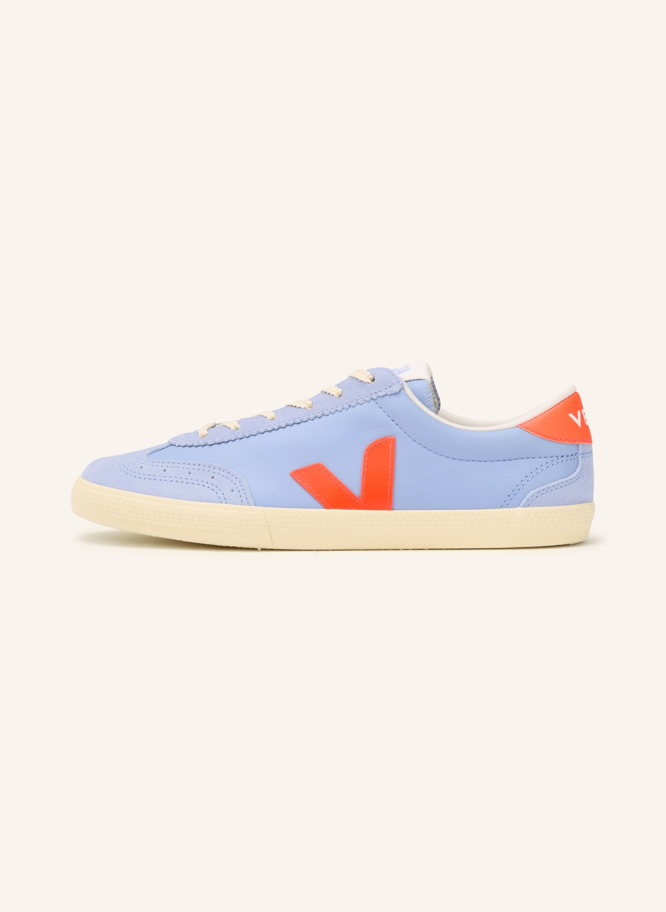 VEJA Sneaker VOLLEY: HELLBLAU / ROT