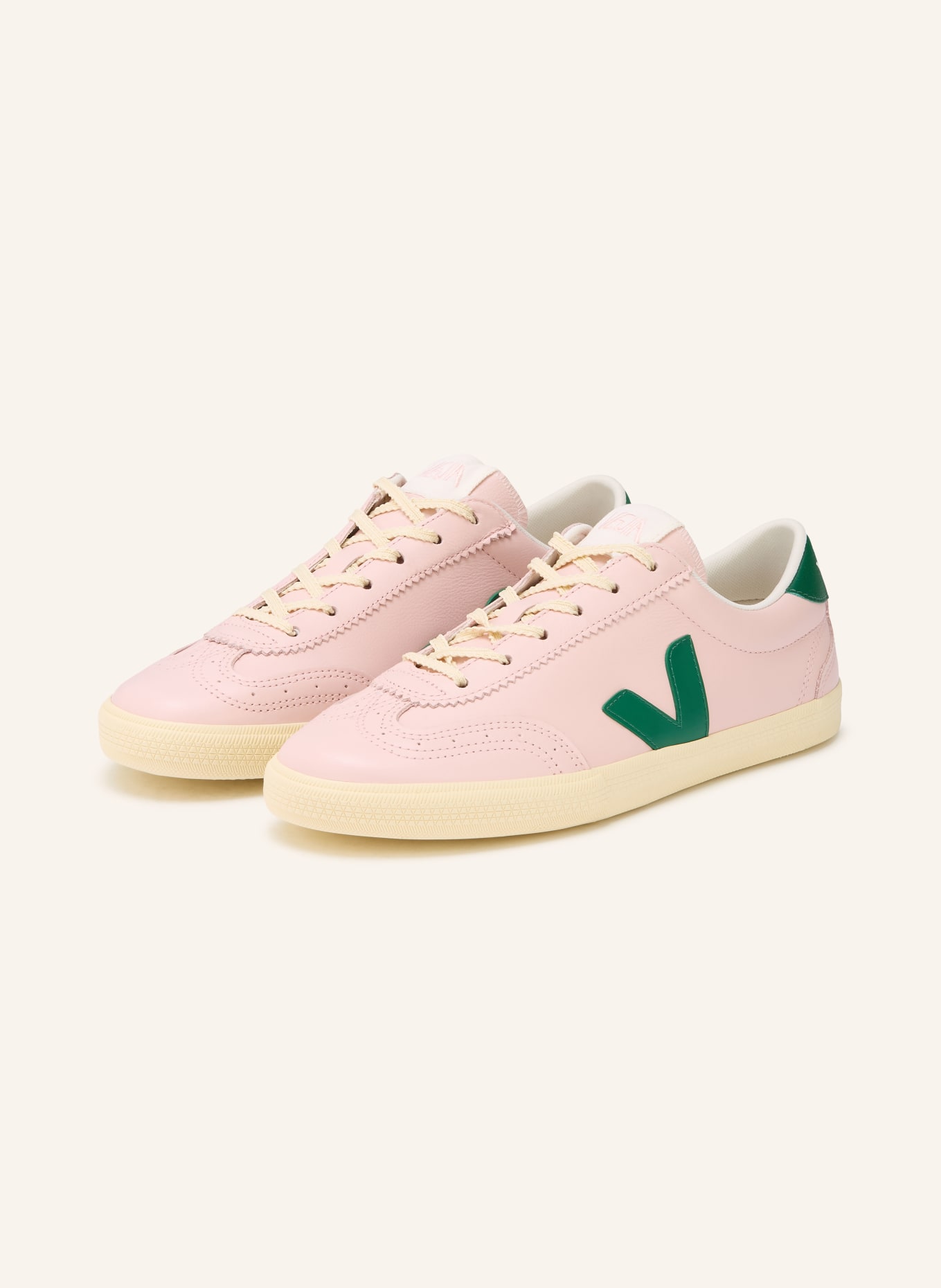 VEJA Sneaker VOLLEY: ROSA / GRÜN