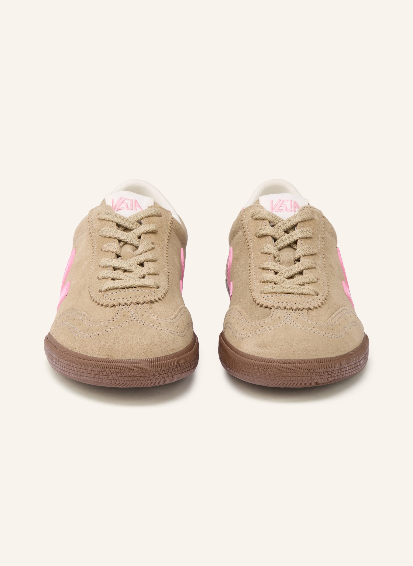 VEJA Sneaker VOLLEY: LIGHT BROWN / PINK