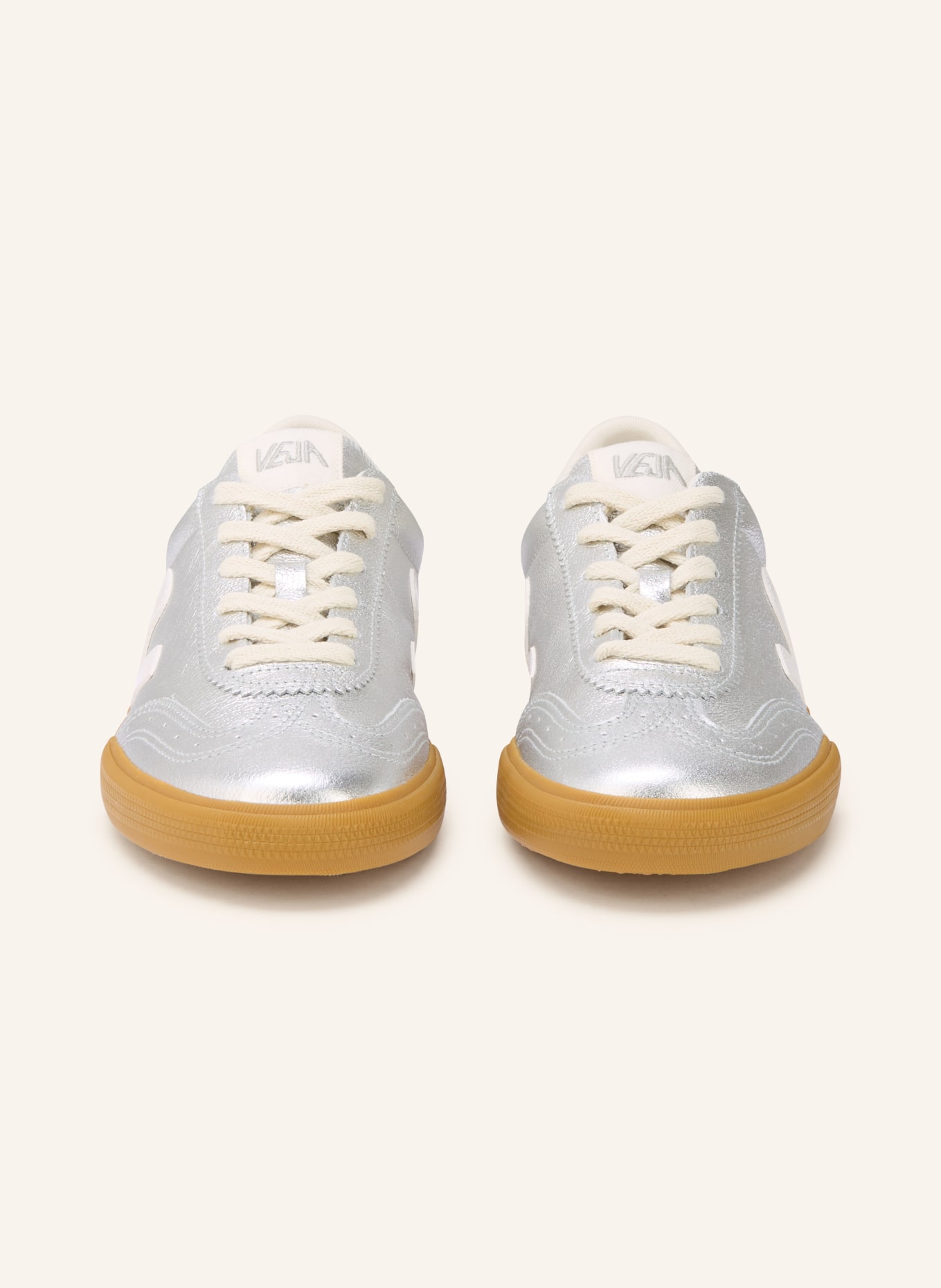 VEJA Teniska VOLLEY: STŘÍBRNÁ / BÍLÁ