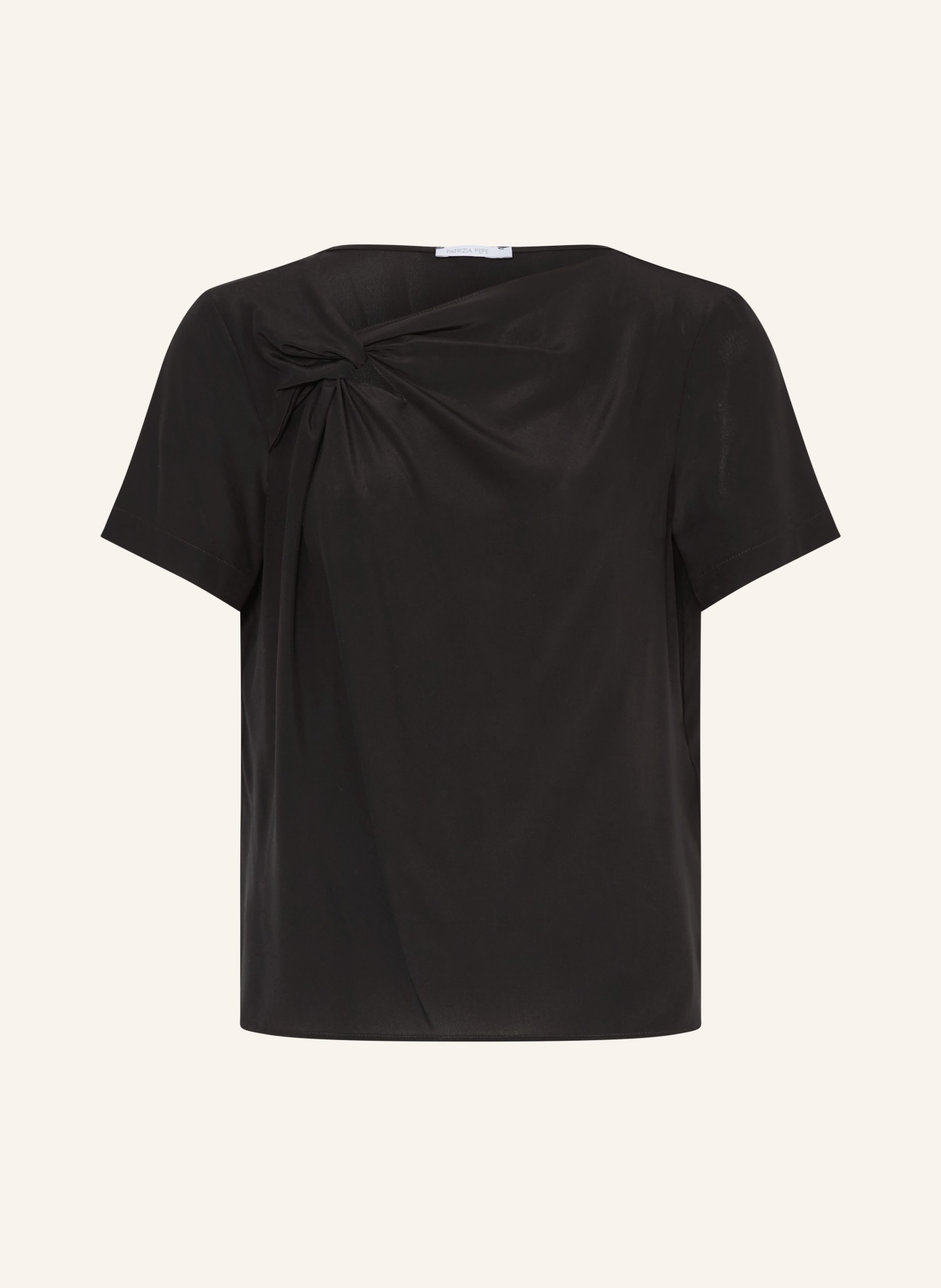 PATRIZIA PEPE Hedvábná halenka: ČERNÁ
