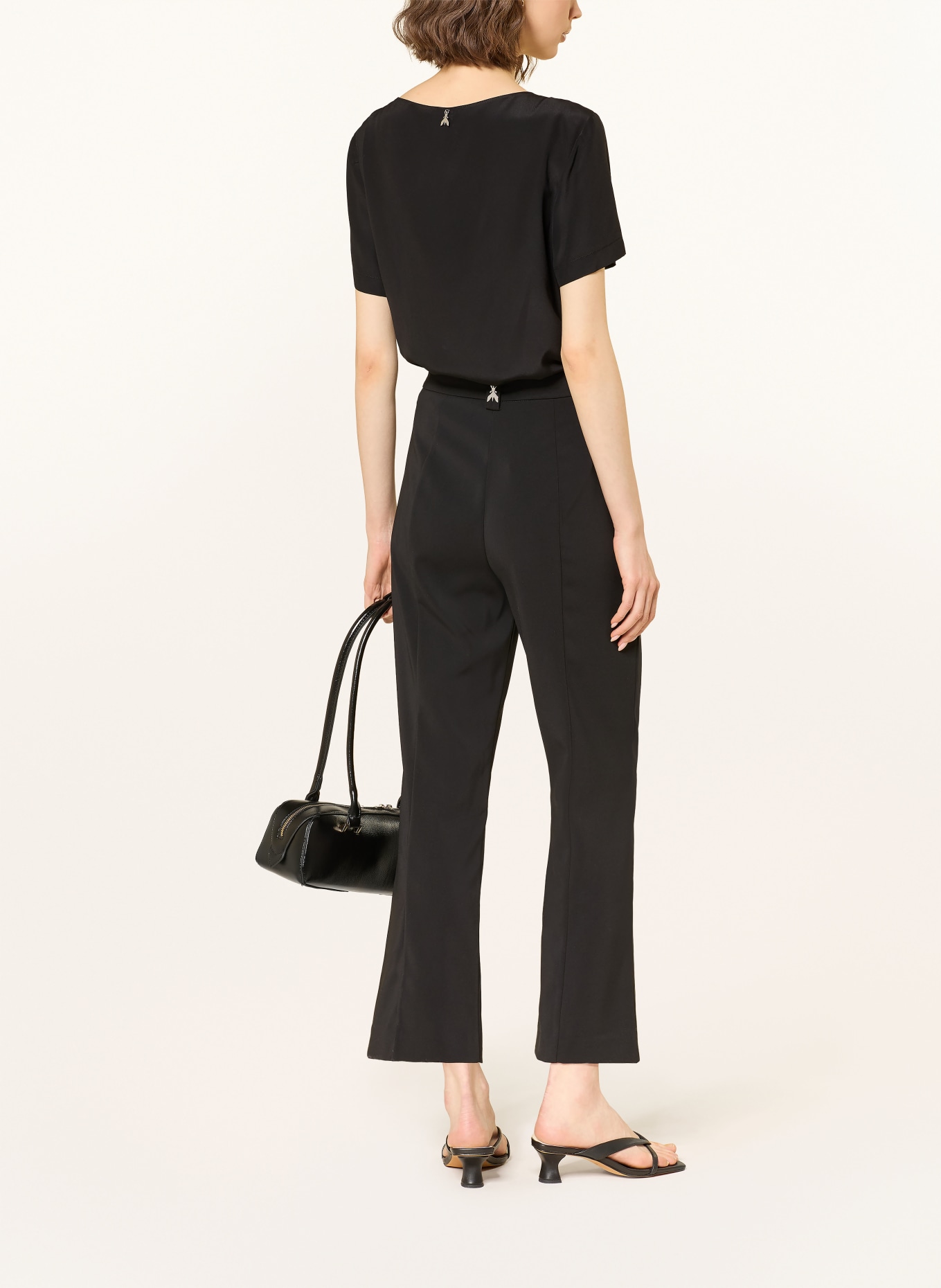 PATRIZIA PEPE Hedvábná halenka: ČERNÁ