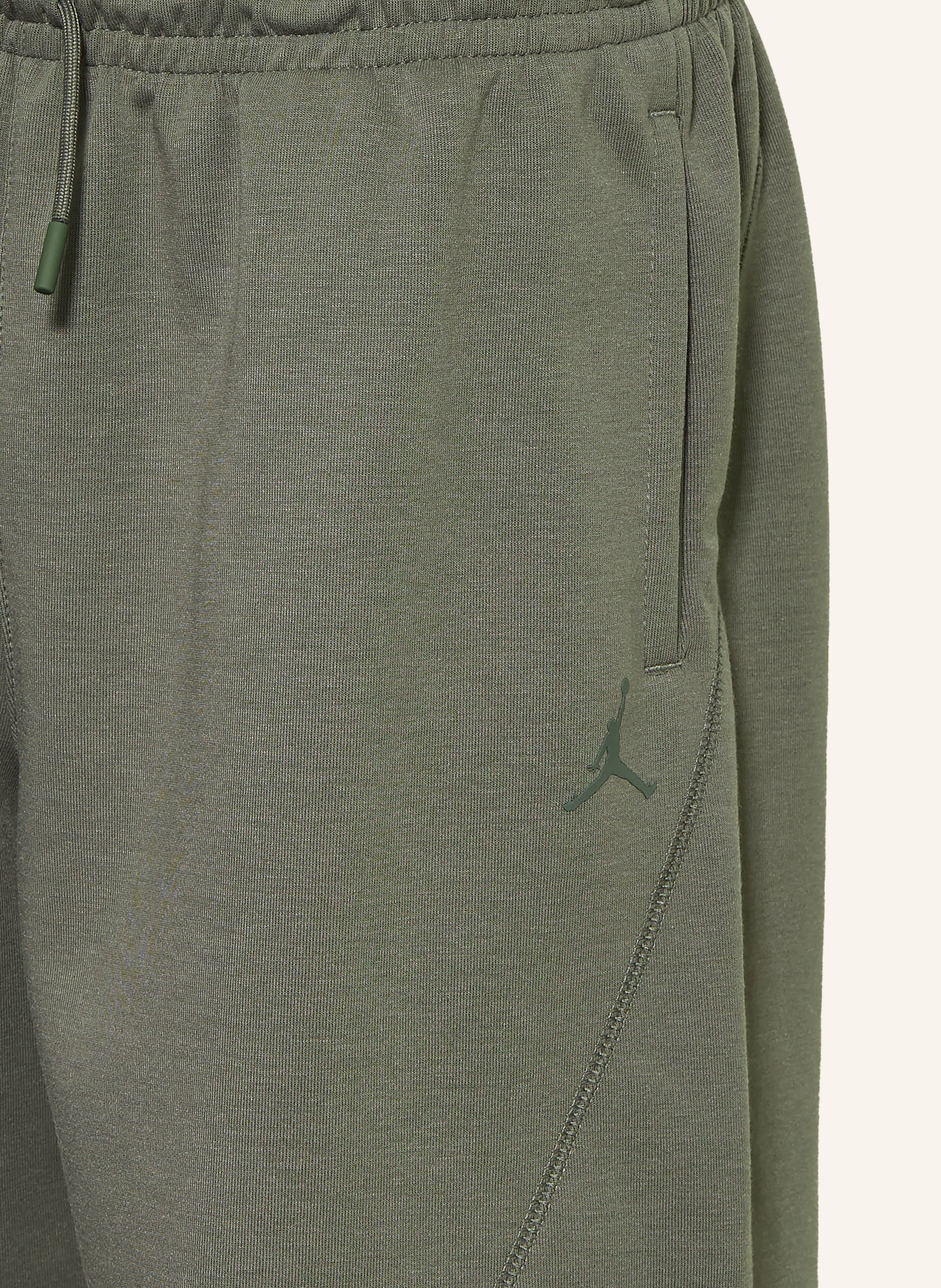 JORDAN Short de survêtement MJ CORE: KAKI