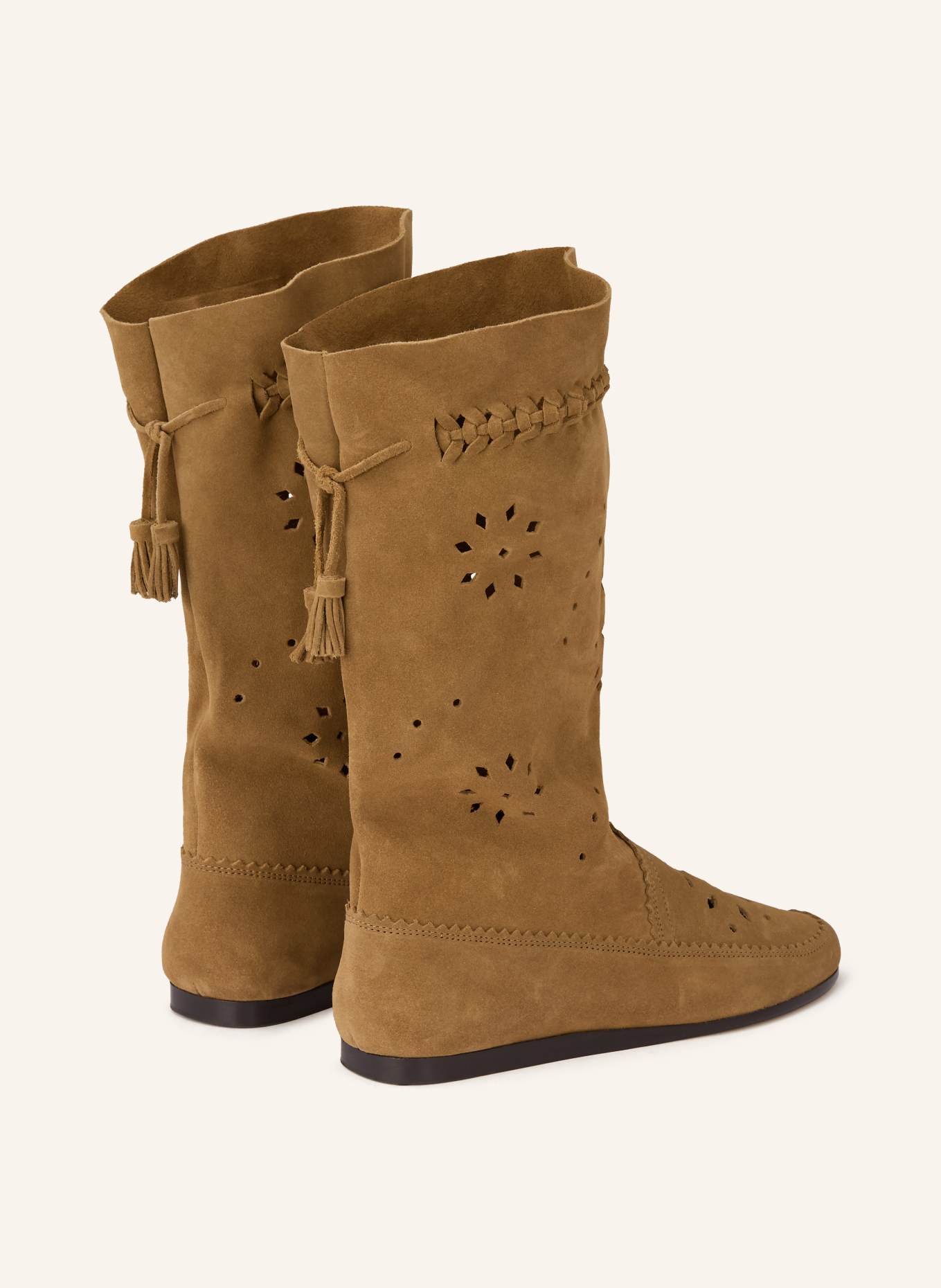ISABEL MARANT Stiefel WELKY mit Cut-outs: CAMEL