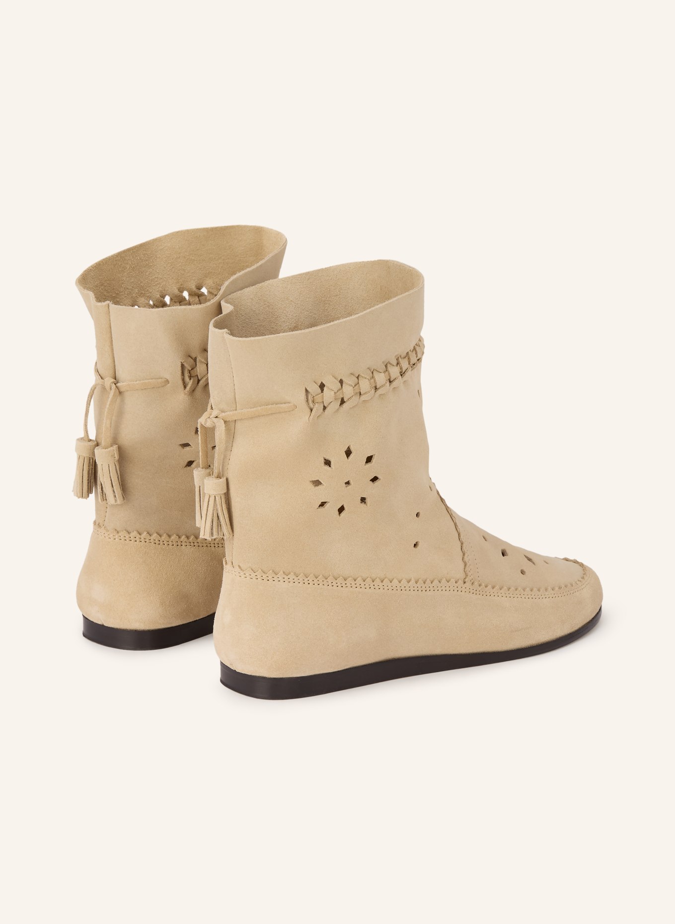 ISABEL MARANT Boots WOOSTA mit Cut-outs: HELLBRAUN