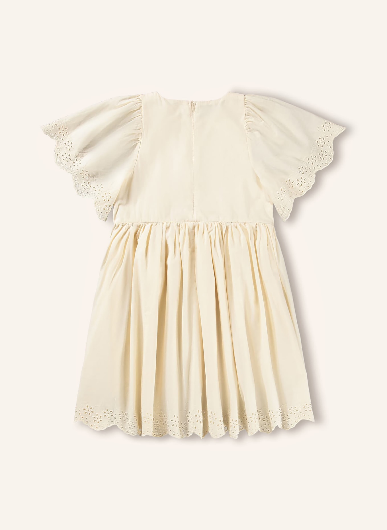 molo Šaty CAYA s krajkou s otvory: TMAVĚ ŽLUTÁ