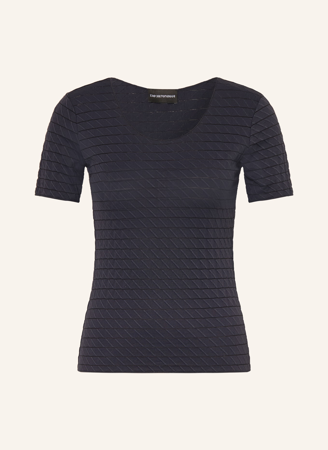 EMPORIO ARMANI tričko: TMAVĚ MODRÁ