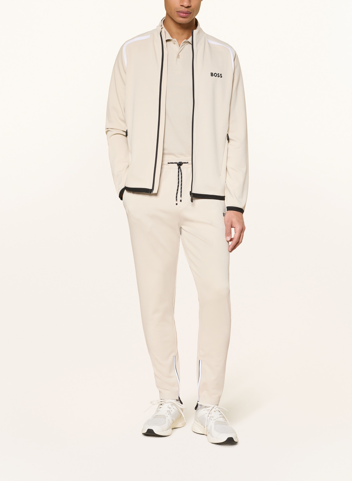 BOSS Trainingshose TOC: BEIGE