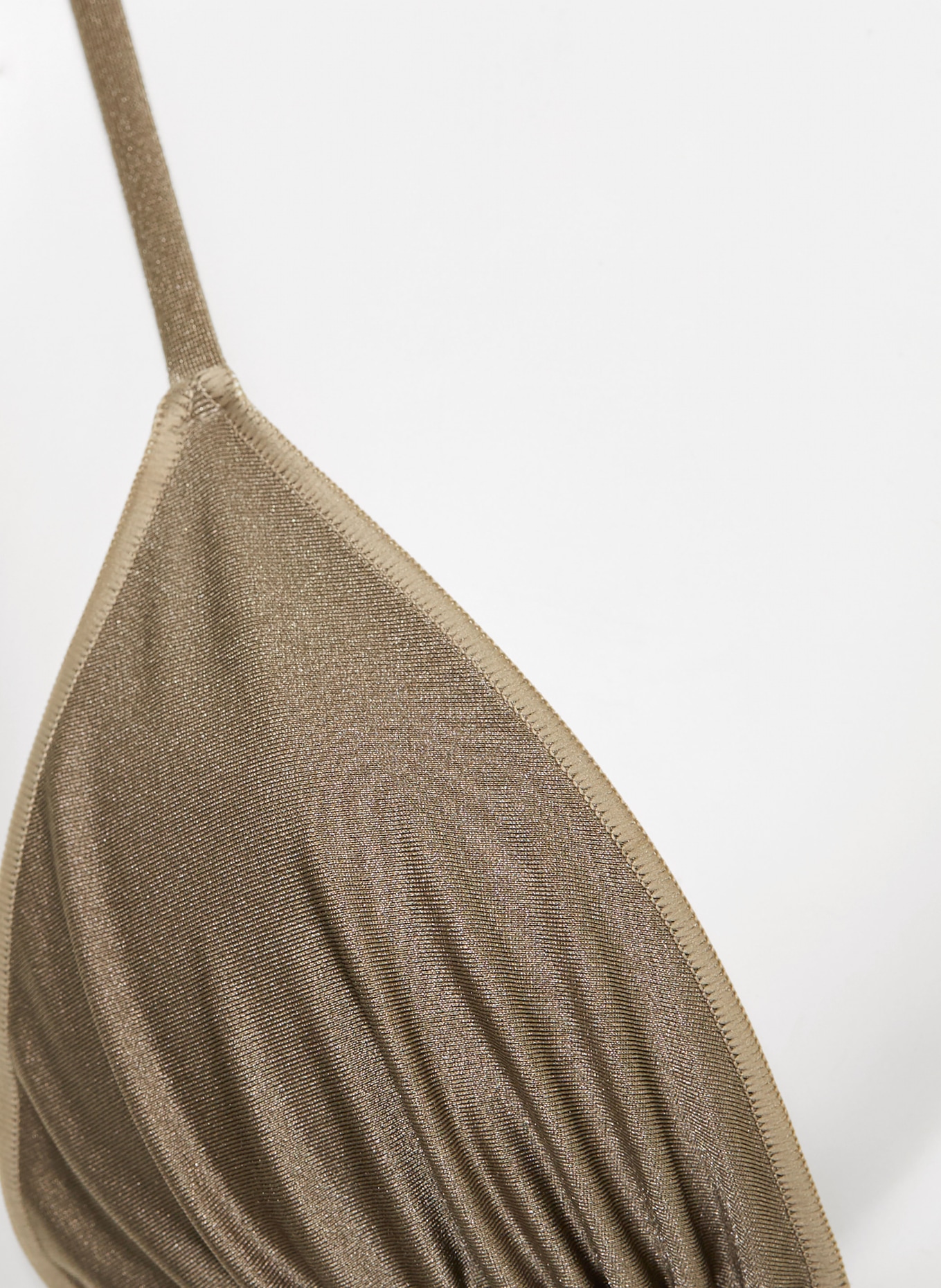 BILALI The Label Triangel-Bikini-Top MAJA: KHAKI