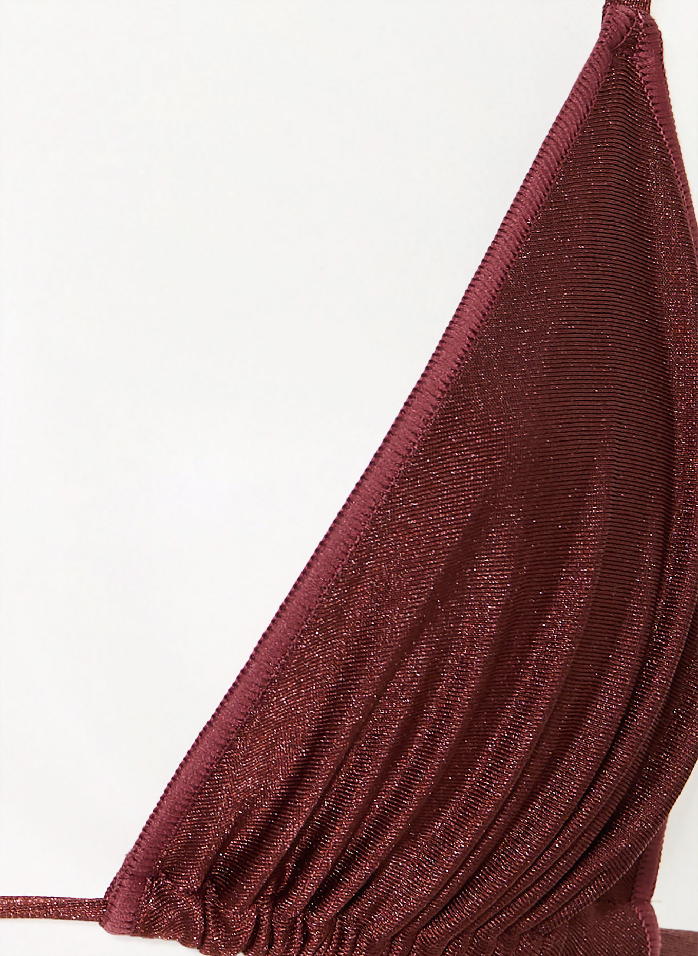 BILALI The Label Triangel-Bikini-Top MAJA: DUNKELROT