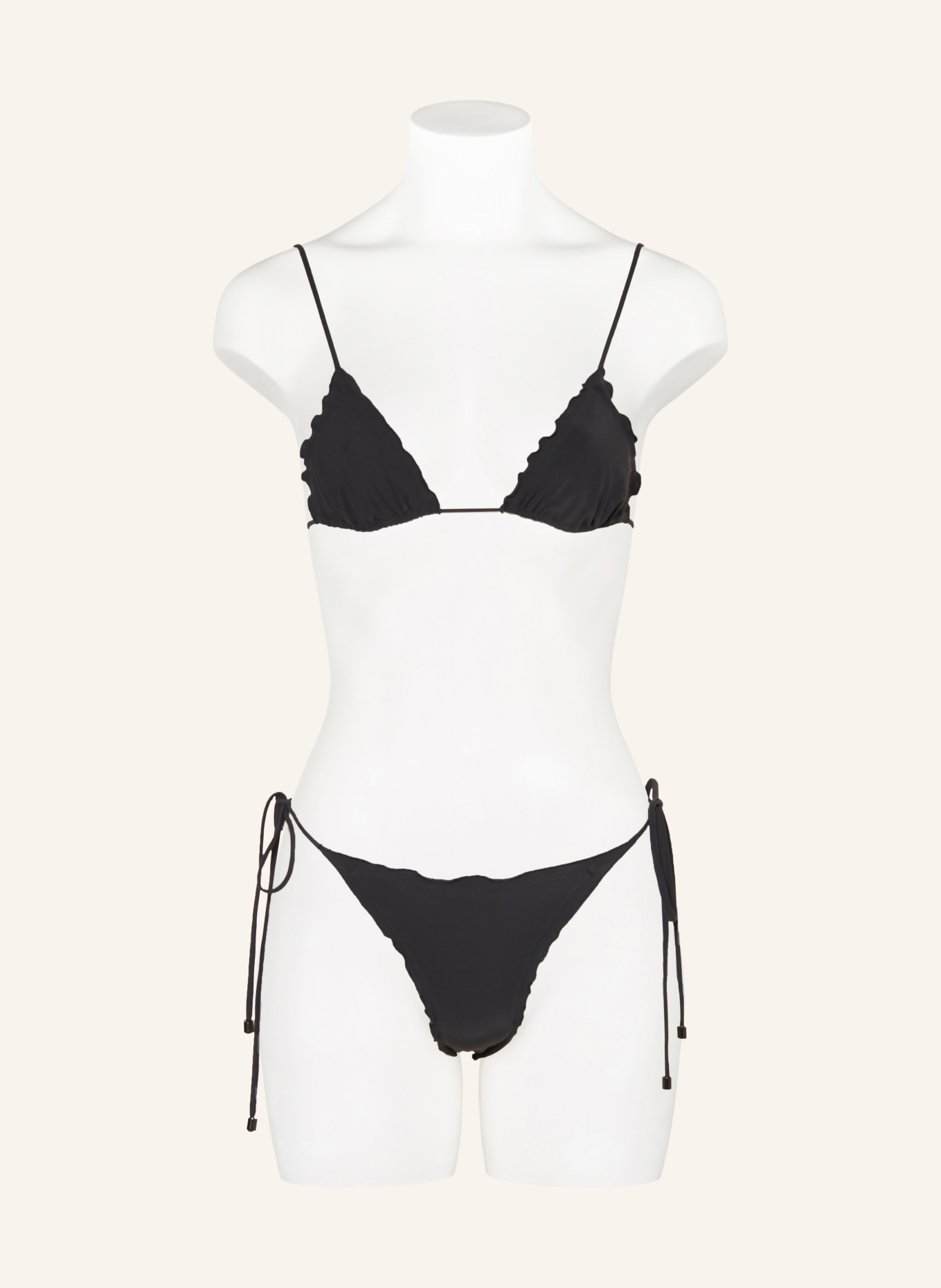 BILALI The Label Trojúhelníkové bikiny ANGELINA: ČERNÁ