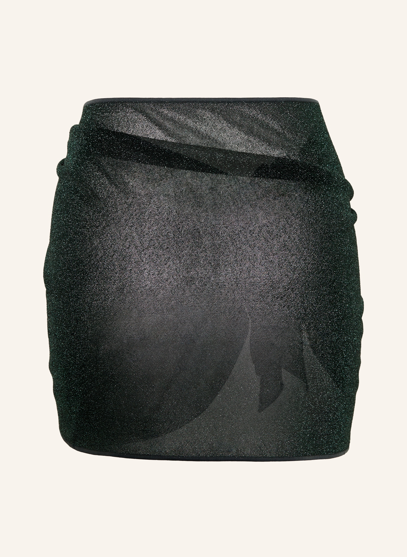 BILALI The Label Pareo MAXINE s třpytivou nití: TMAVĚ ZELENÁ