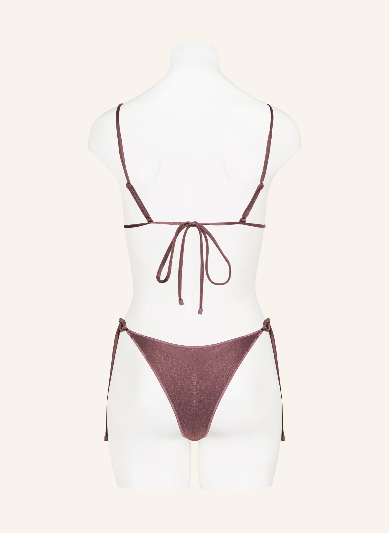 BILALI The Label LIA triangle bikini bottoms: DARK PURPLE