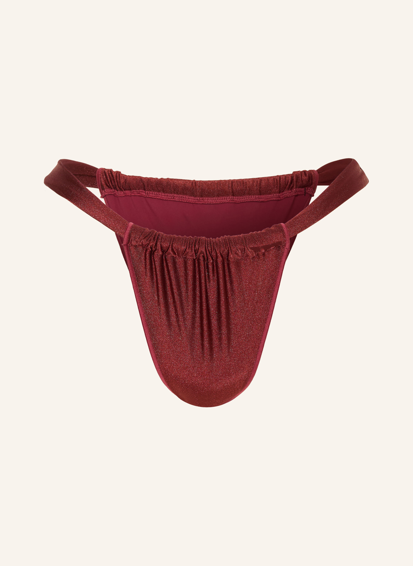 BILALI The Label Bikinové kalhotky brazilky KIRA: TMAVĚ ČERVENÁ