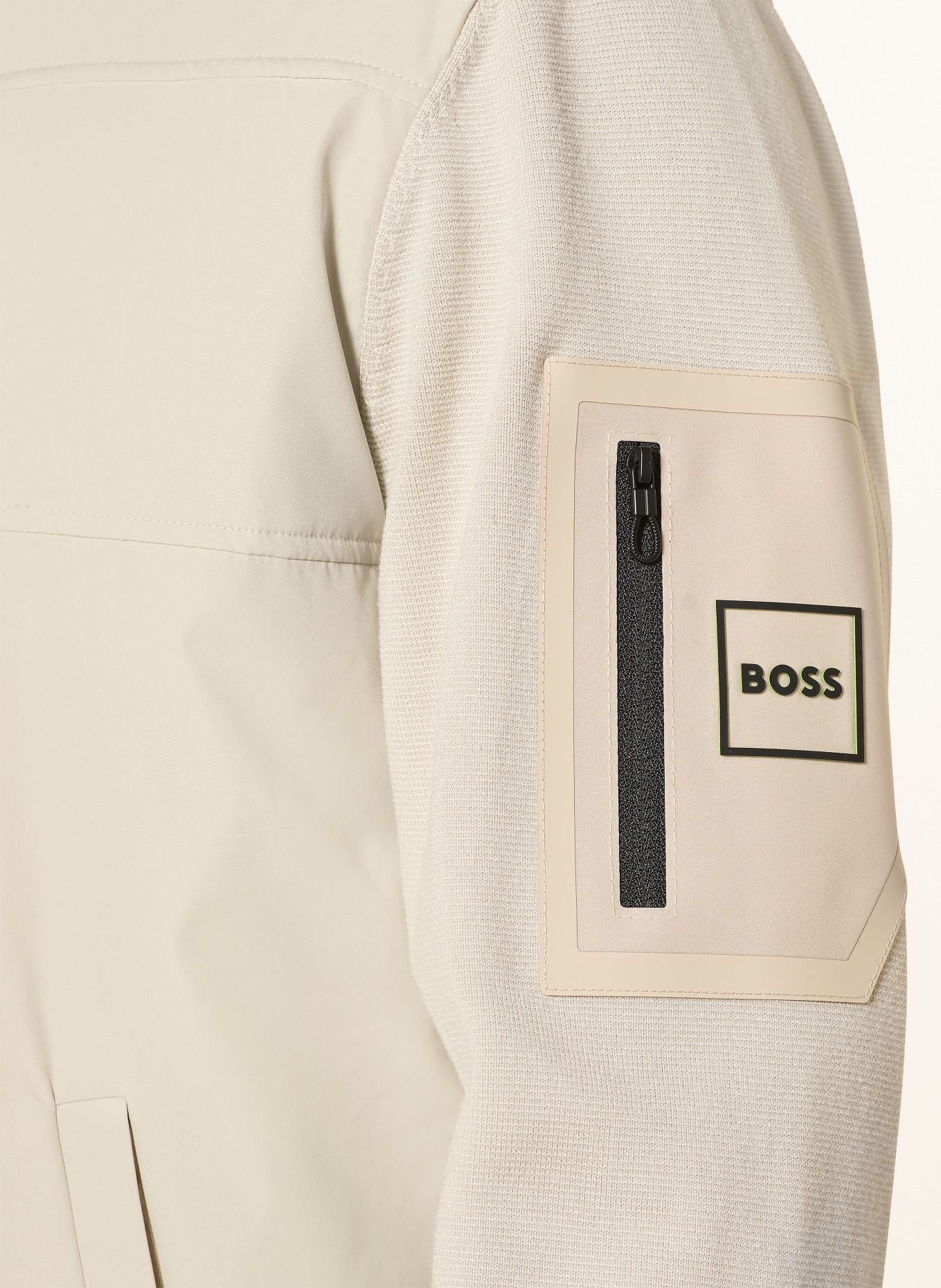 BOSS Hybride jas JOIN: BEIGE