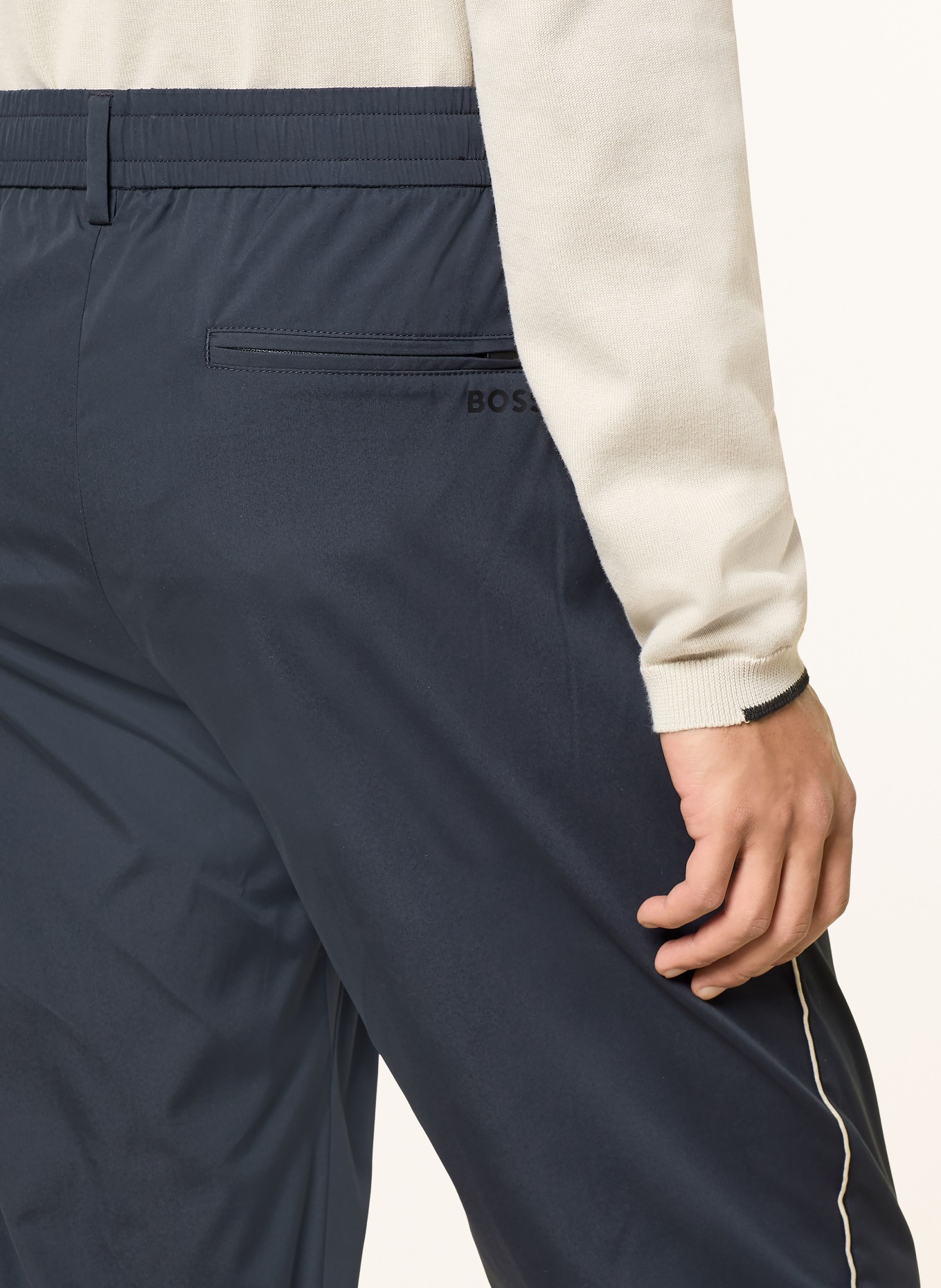 BOSS Golfhose JOIN: DUNKELBLAU