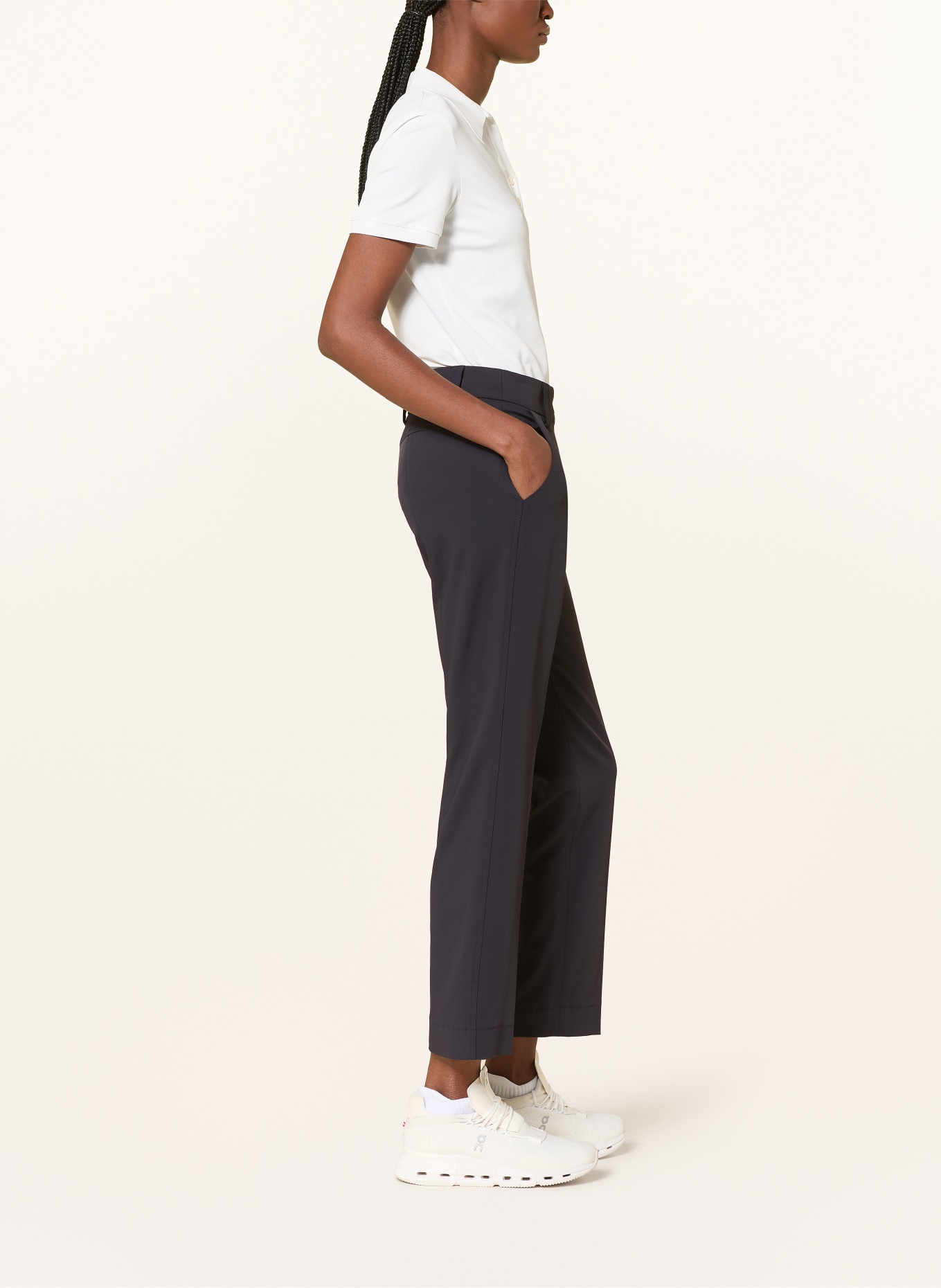 SPORTALM golfové kalhoty: TMAVĚ MODRÁ