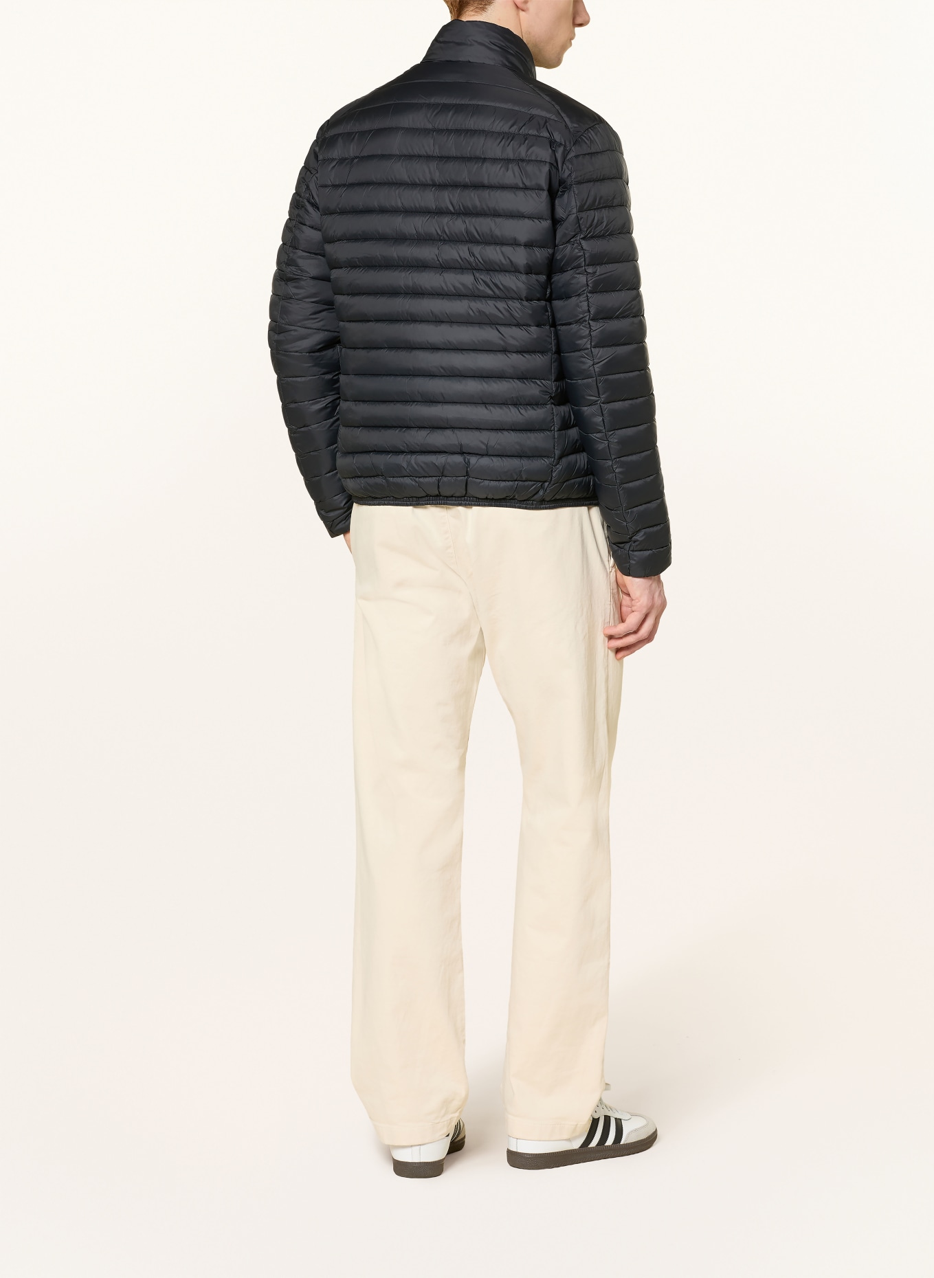 SAVE THE DUCK ALEXANDER lightweight quilted jacket: BLACK